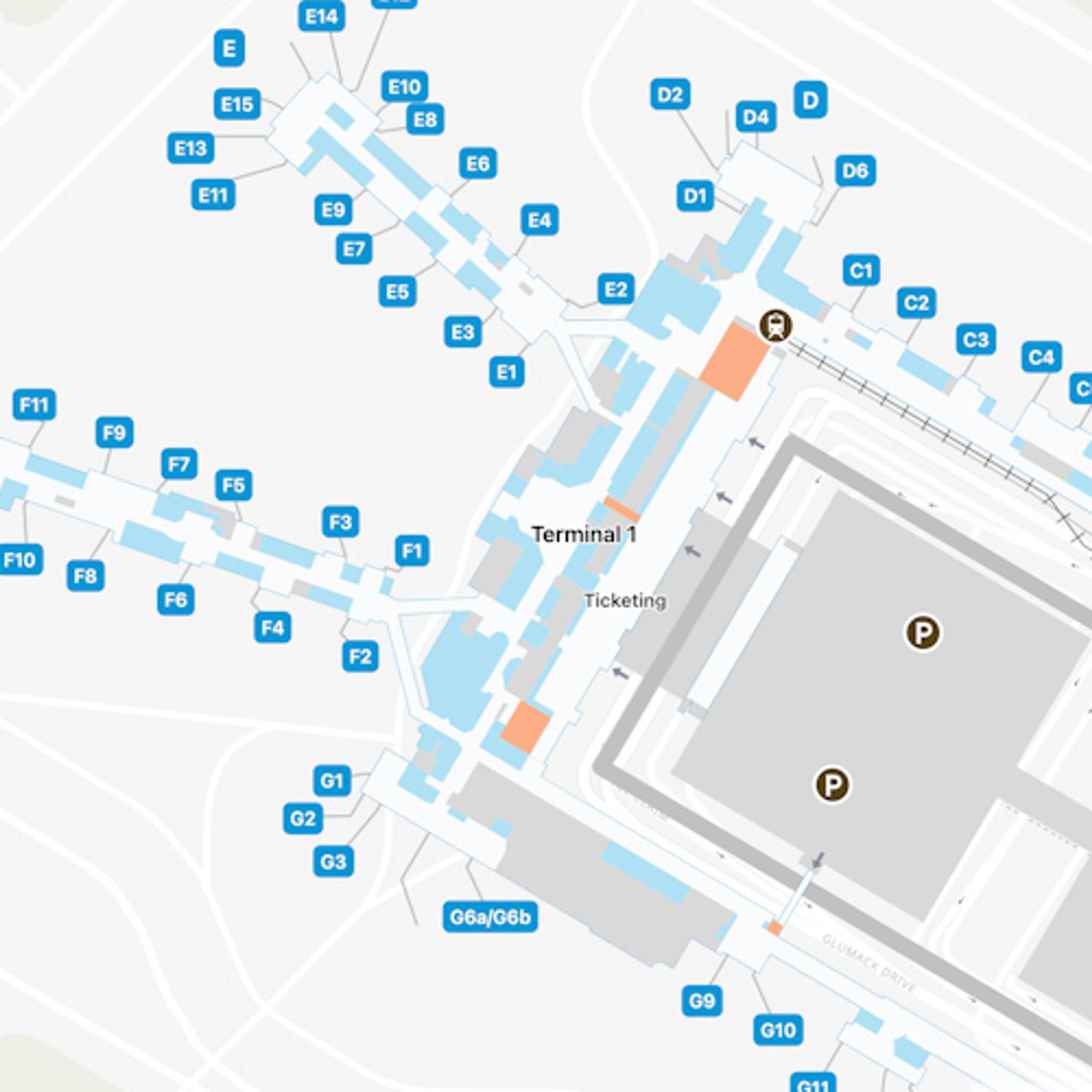 Minneapolis-St Paul Airport Map | MSP Terminal Guide