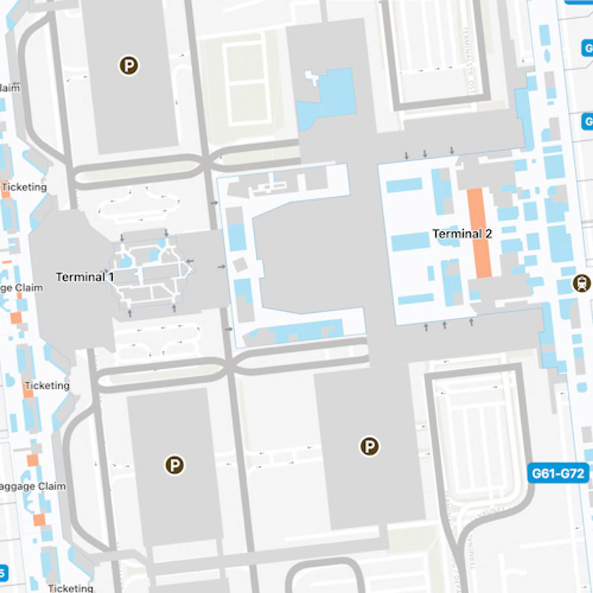 Munich Airport MUC Main Terminal Map