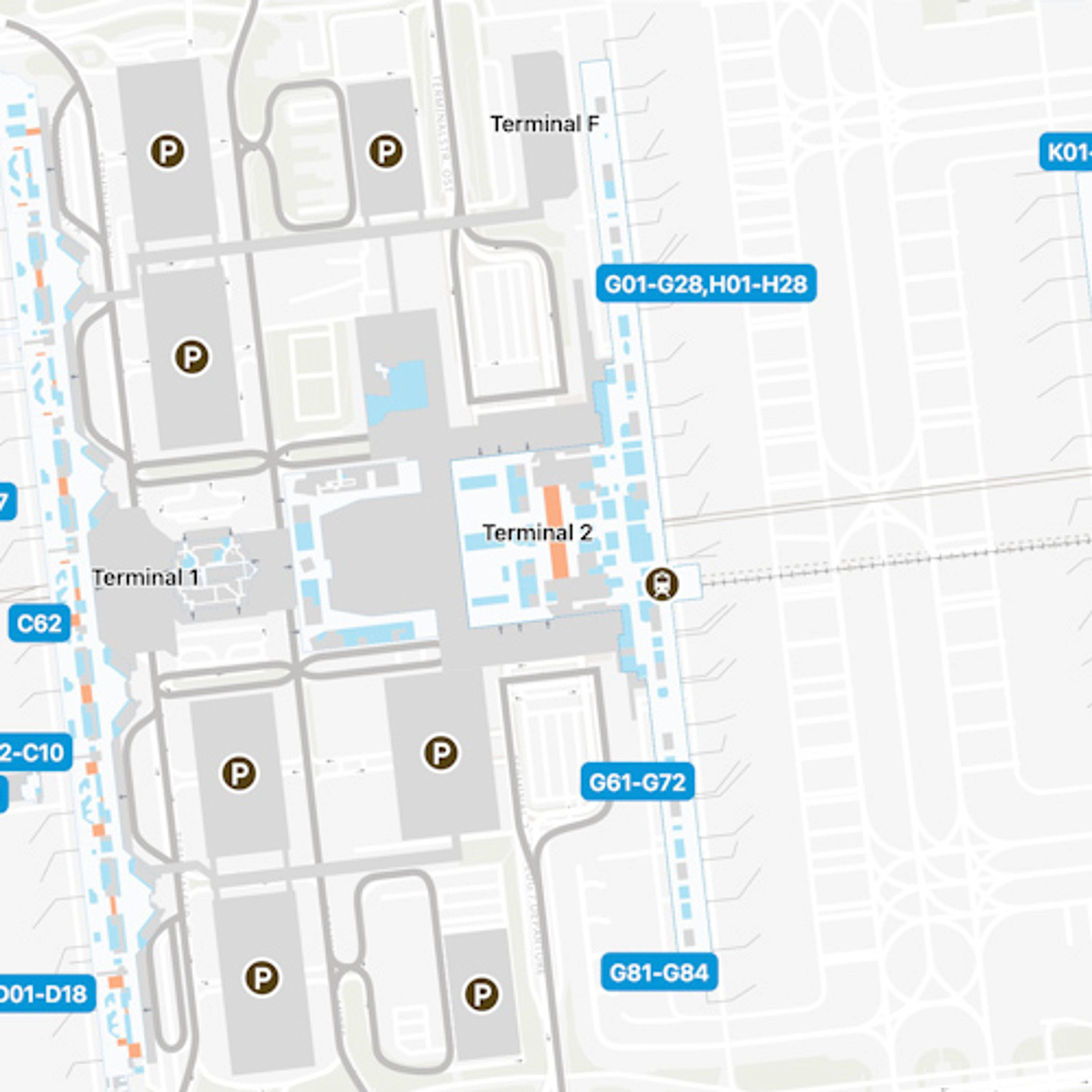 Munich Airport MUC Terminal 2 Map