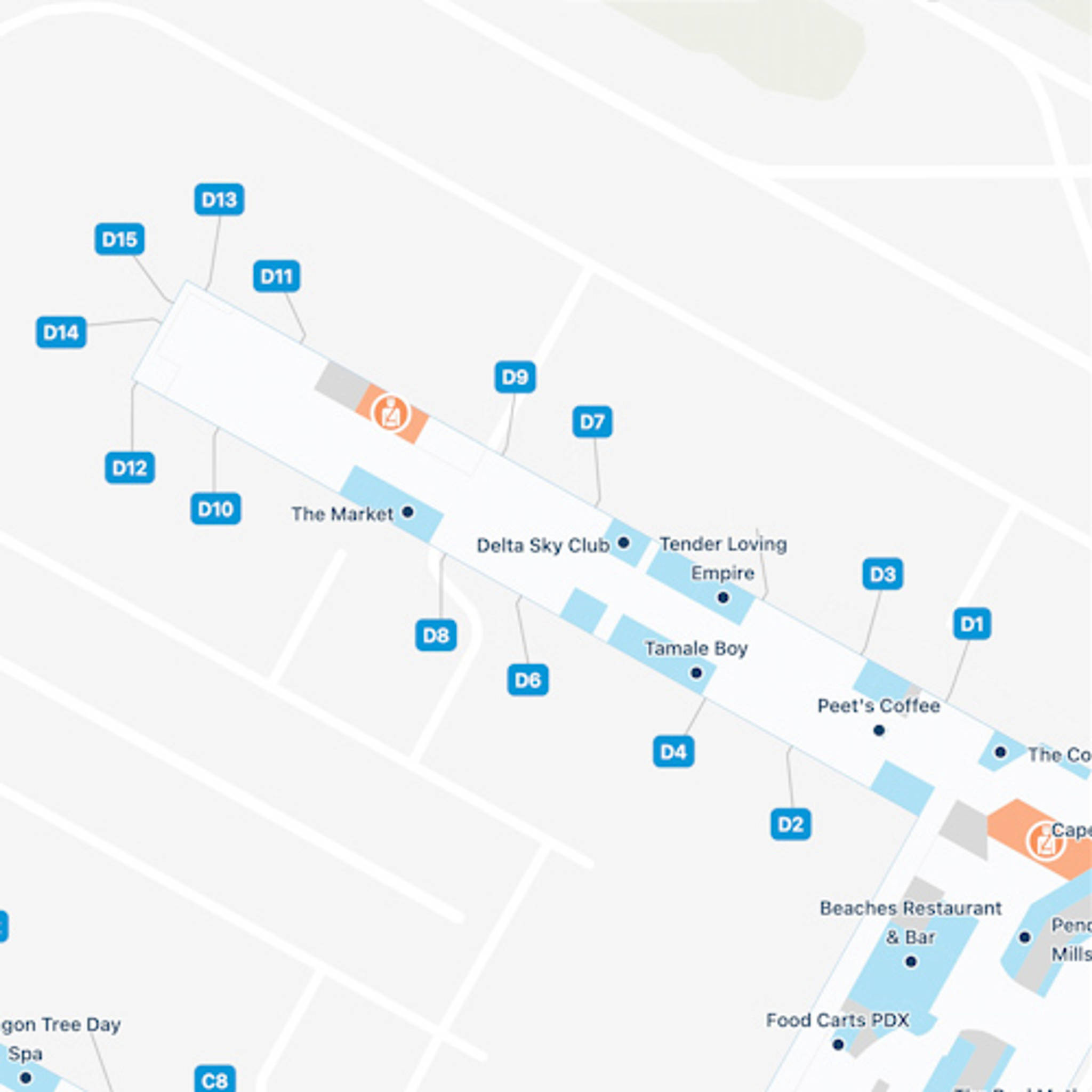 Portland Airport Map | PDX Terminal Guide