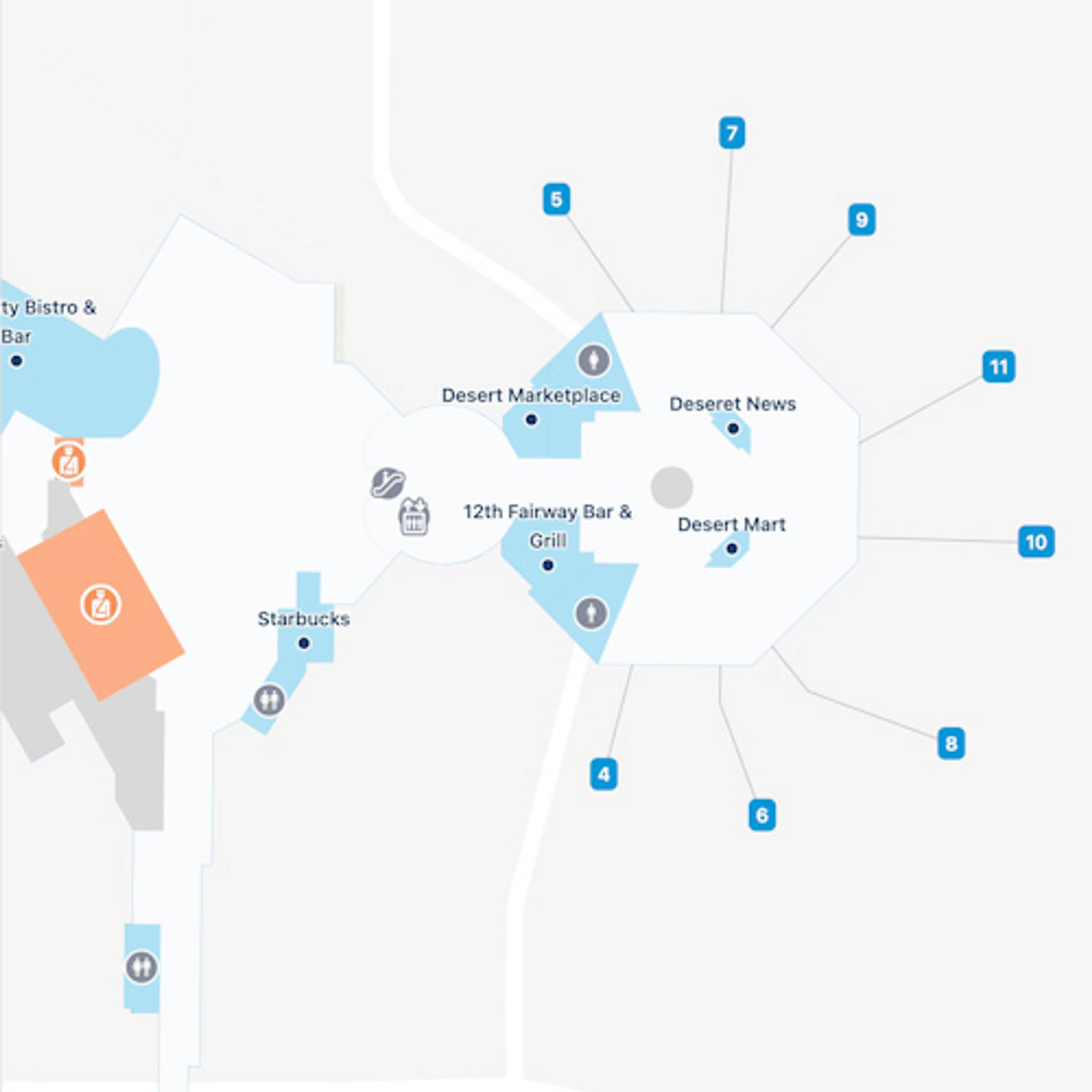 Palm Springs Airport Map  PSP Terminal Guide