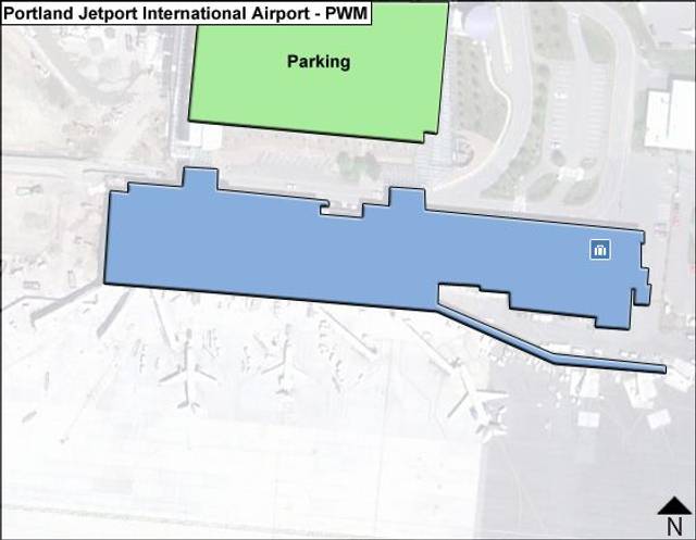 Portland Jetport Airport Map | PWM Terminal Guide