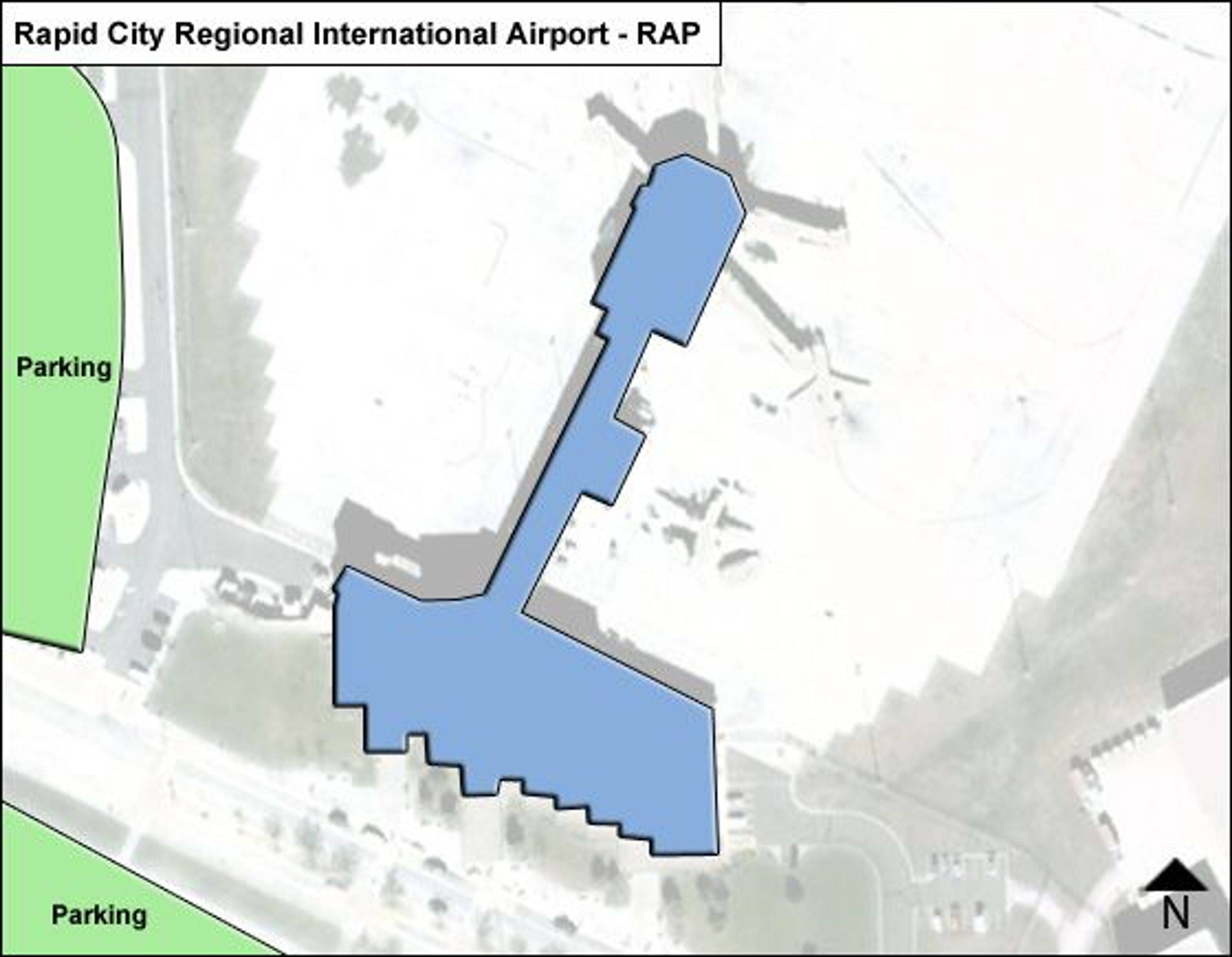 Rapid City Airport Overview Map