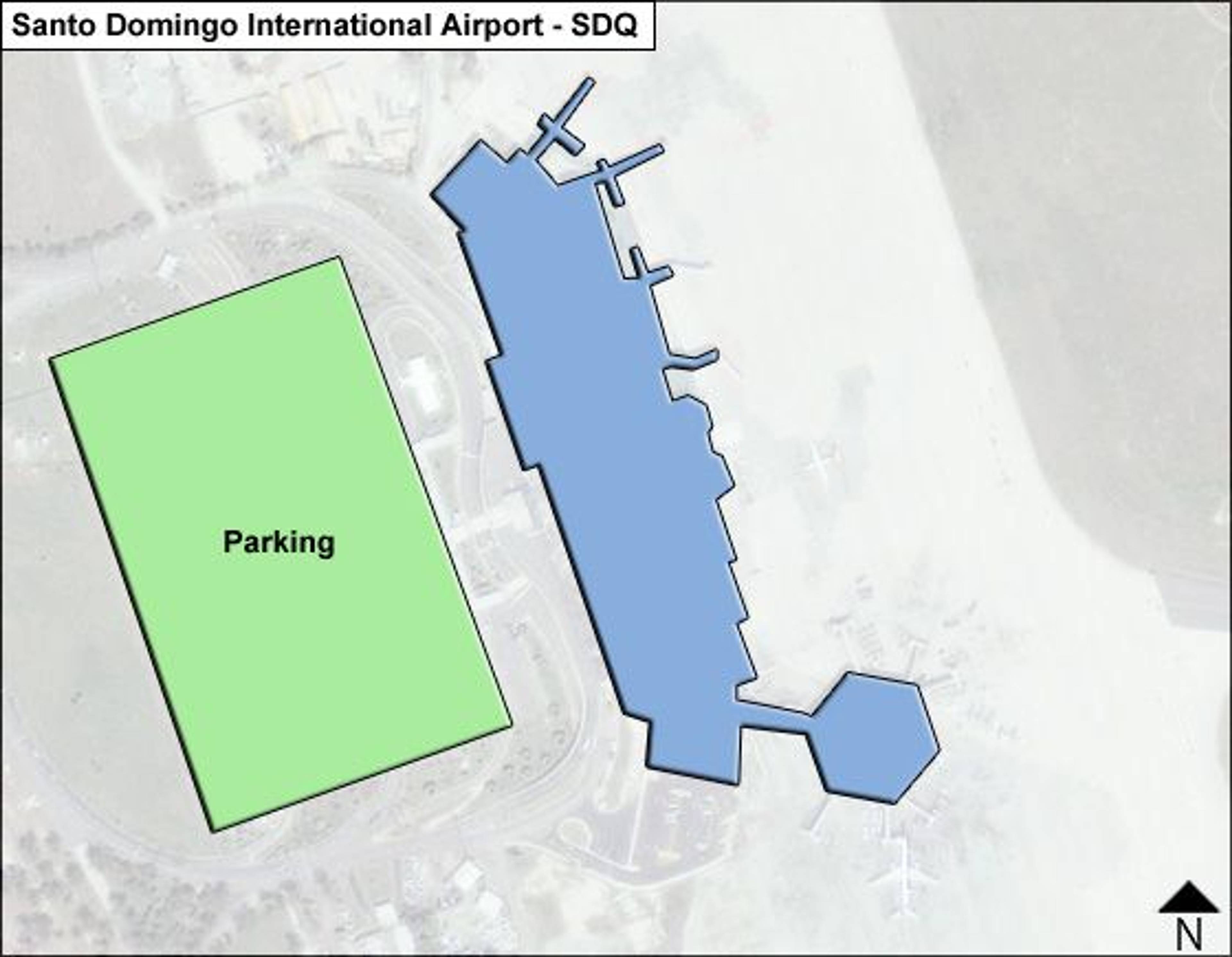 Boca Chica, Santa Domingo Airport Overview Map