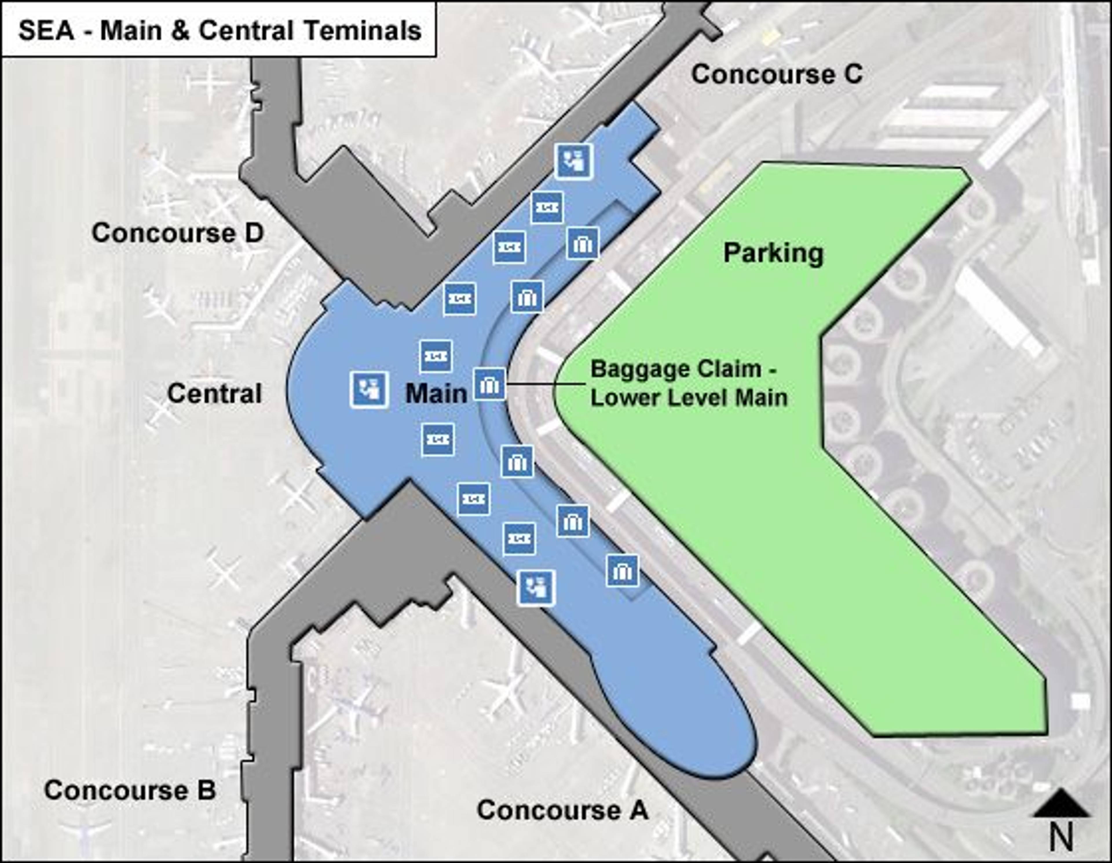 Seattle Airport Main Terminal Map