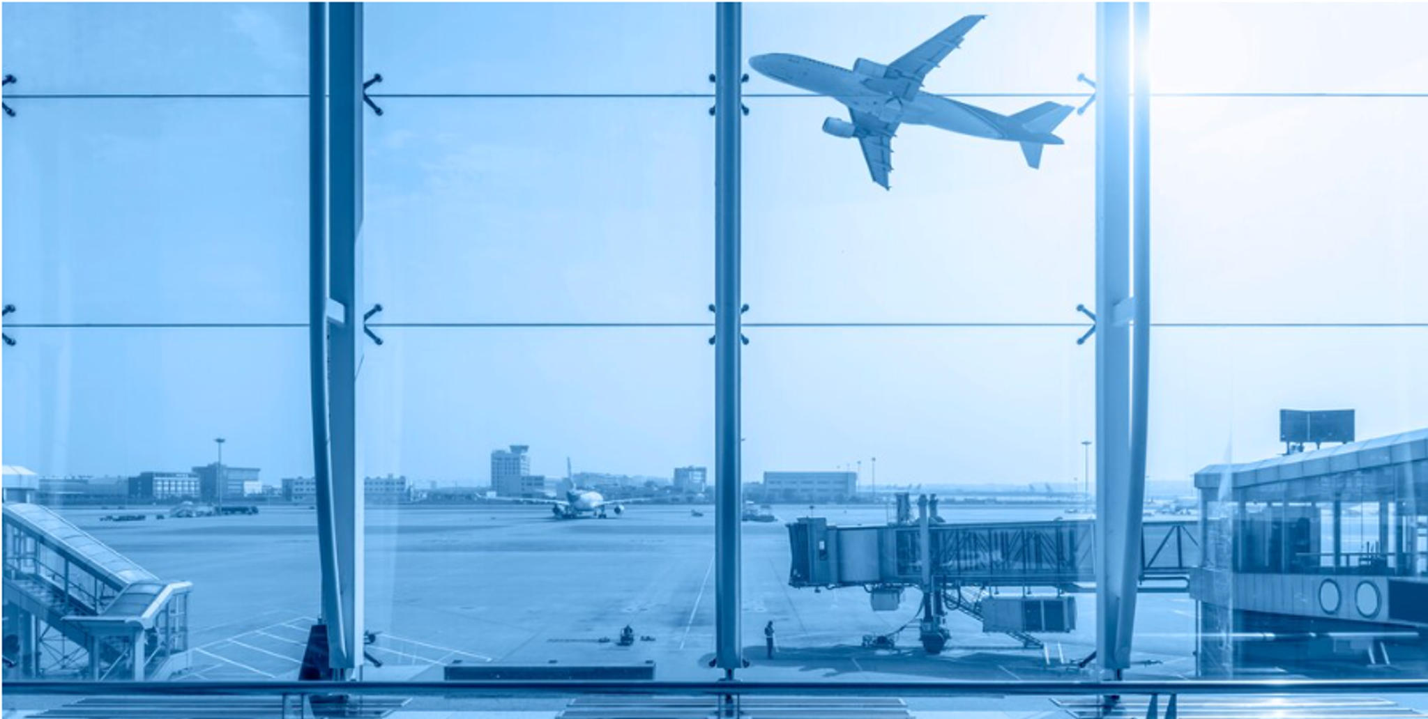 Airport-terminal-view-of-tarmac