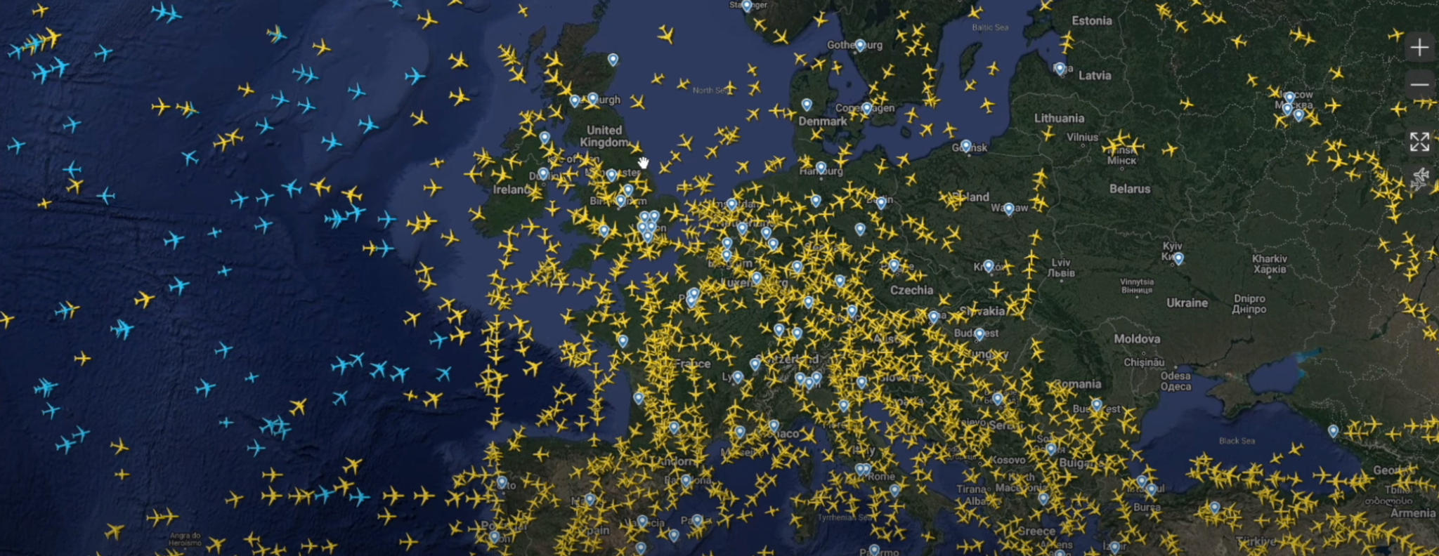 app-used-to-display-position-of-planes