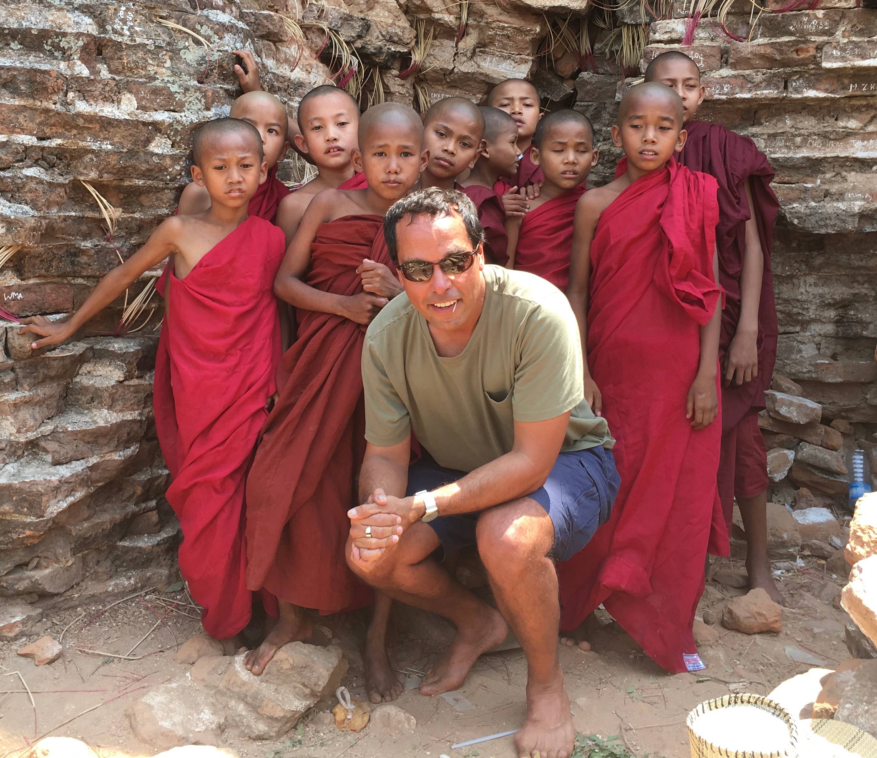 Author Tony Hanseder near Bagan Myanmar