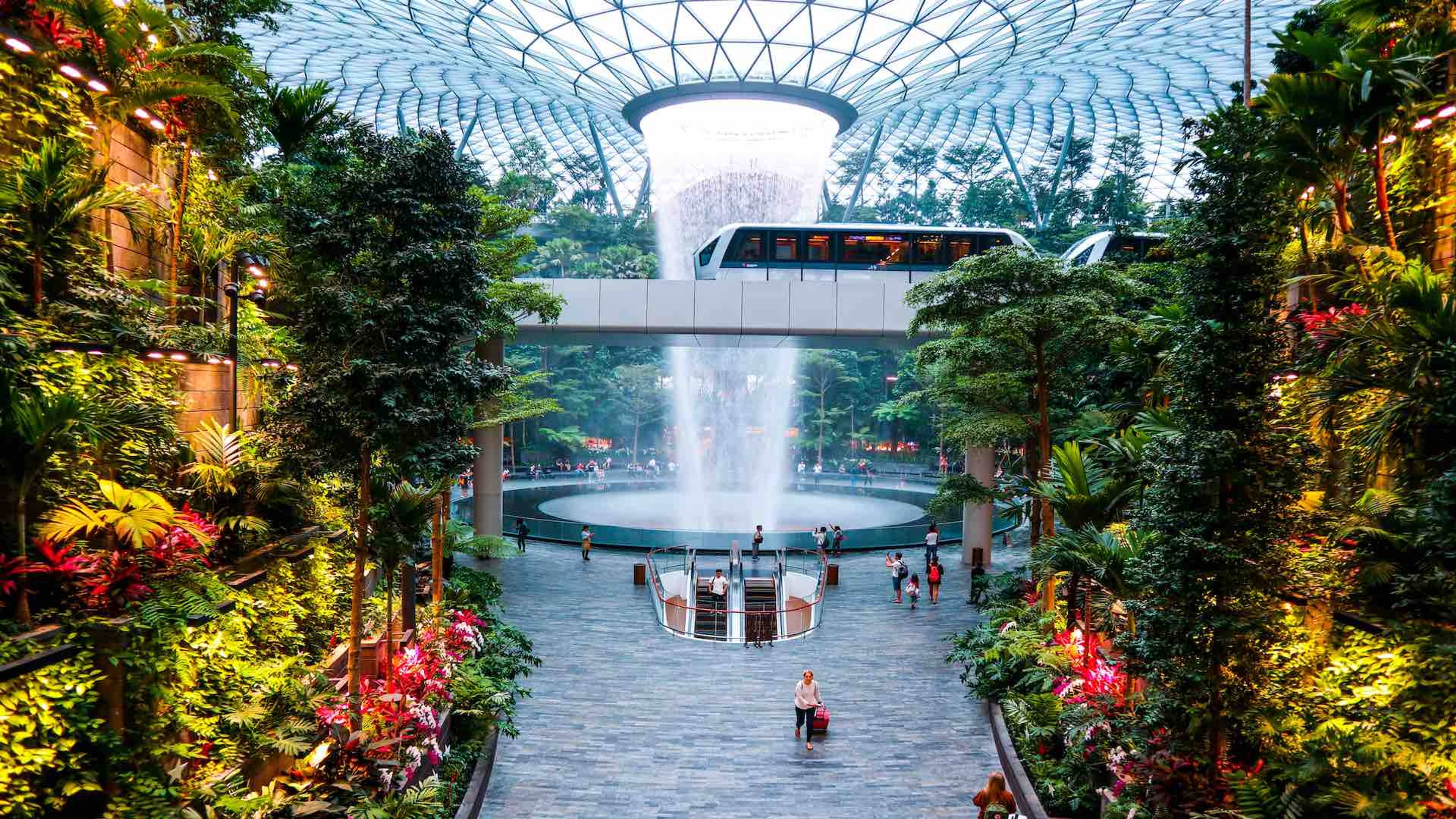 Aerial View of Singapore Changi Airport