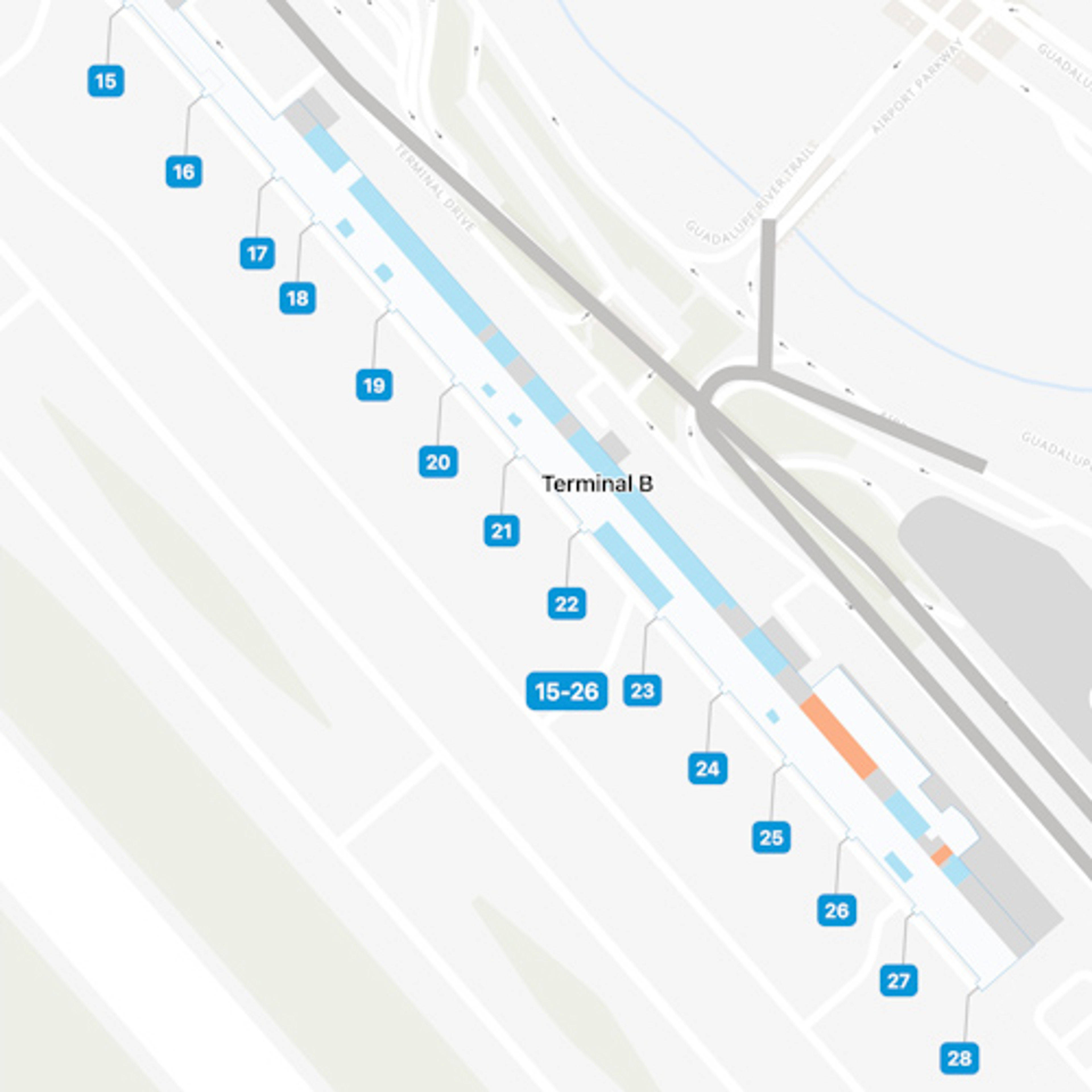 San Jose Mineta Airport Map | SJC Terminal Guide