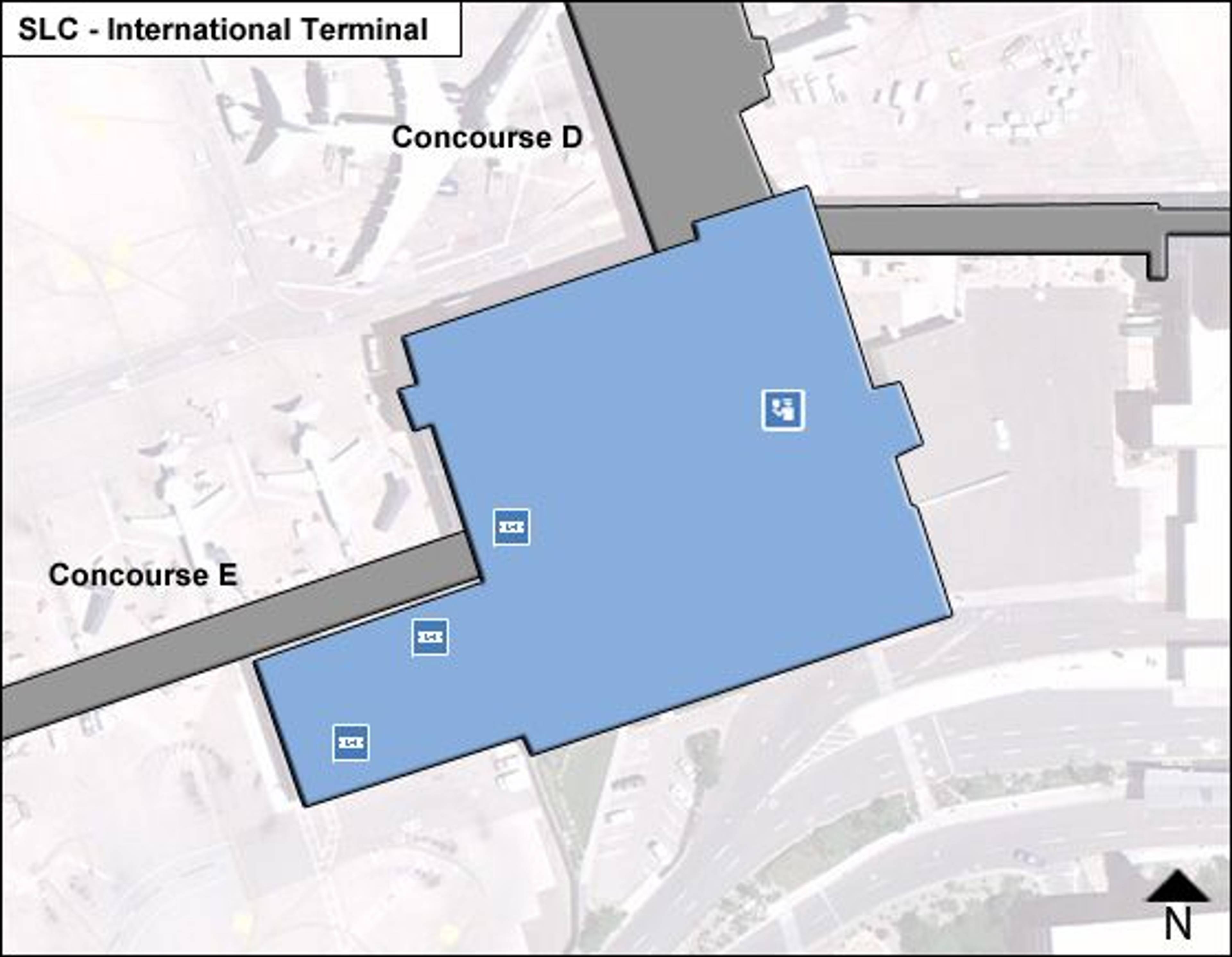 Salt Lake City Airport Intl Terminal Map