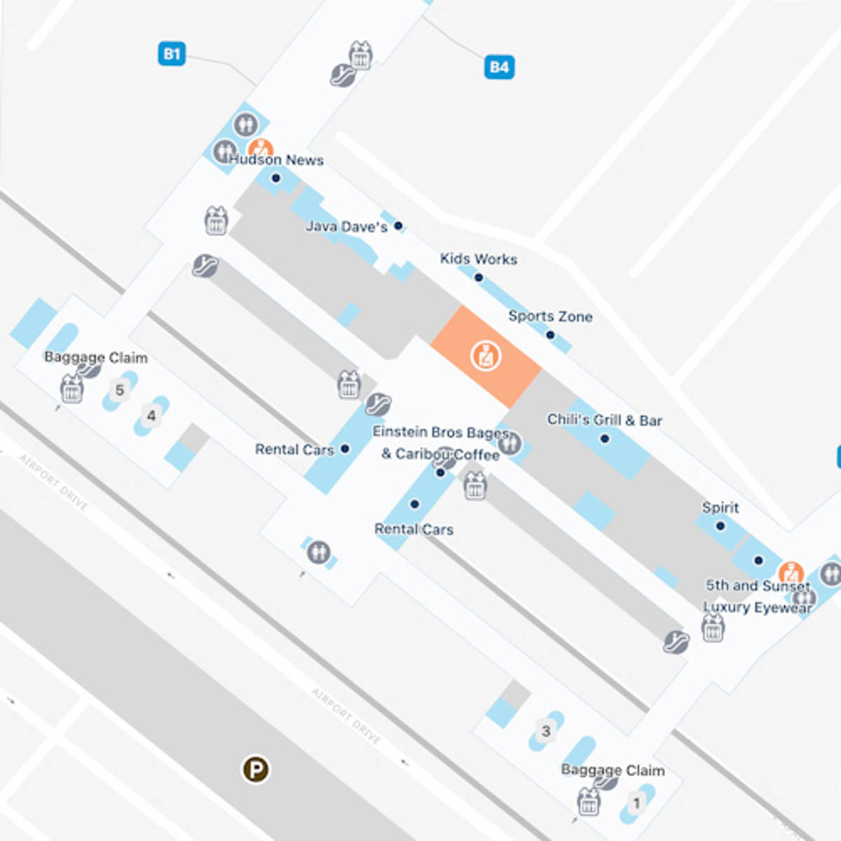 Tulsa Airport Map  TUL Terminal Guide