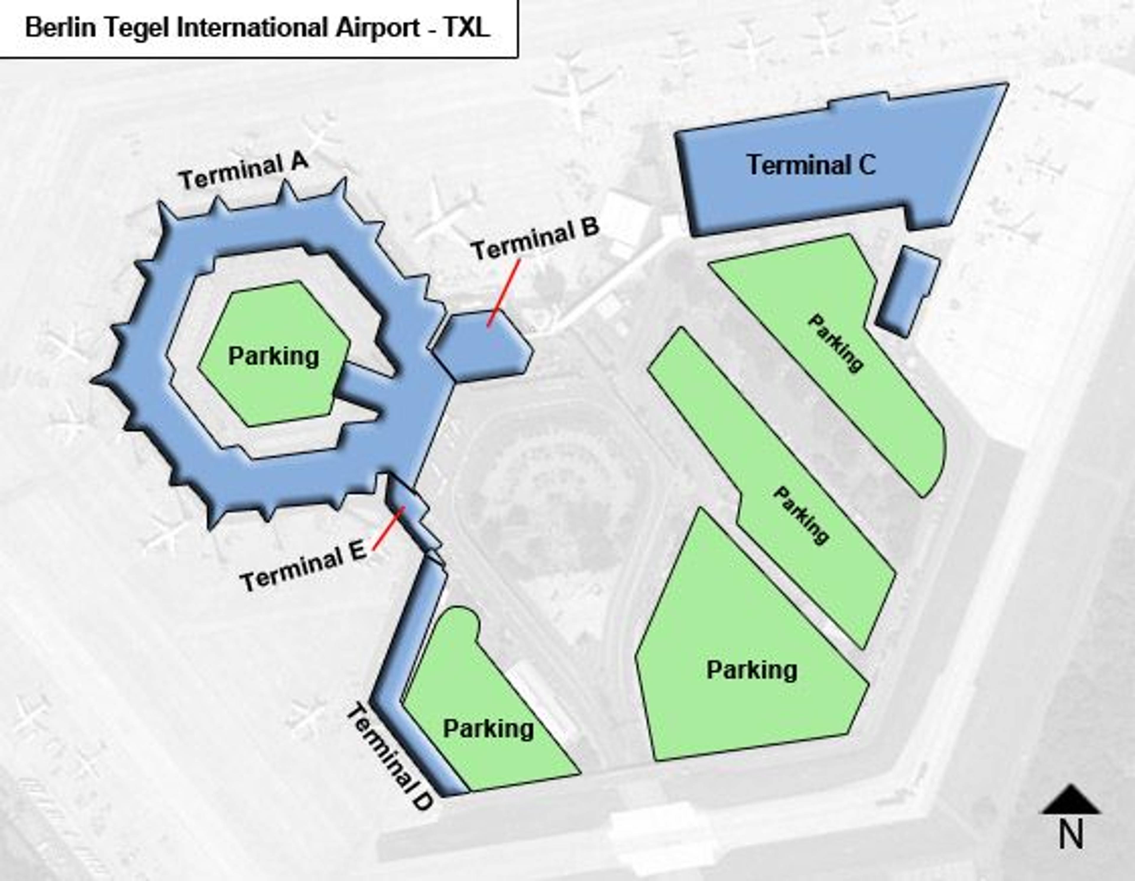 Berlin Tegel Airport Map | TXL Terminal Guide