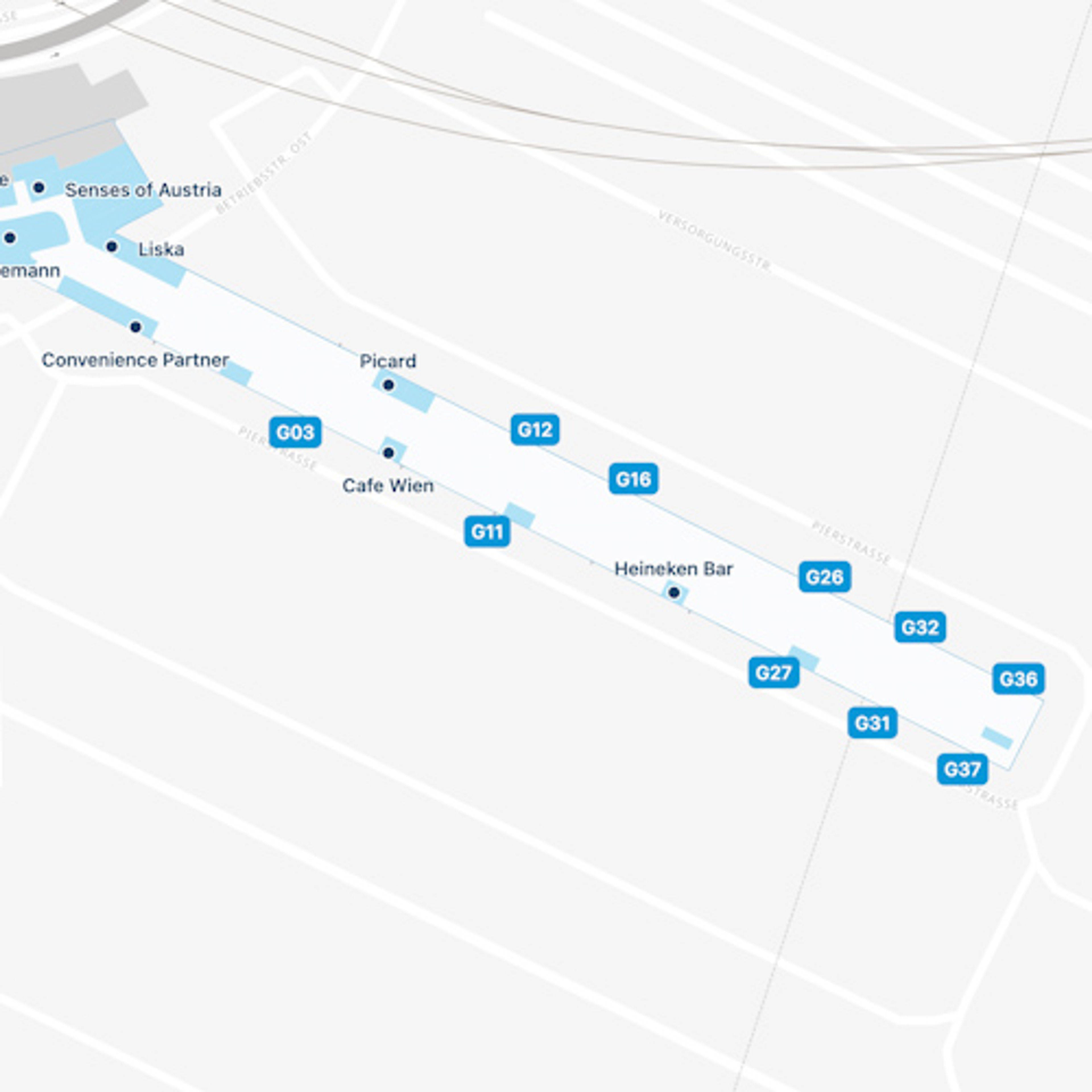 Vienna International Airport Map | VIE Terminal Guide