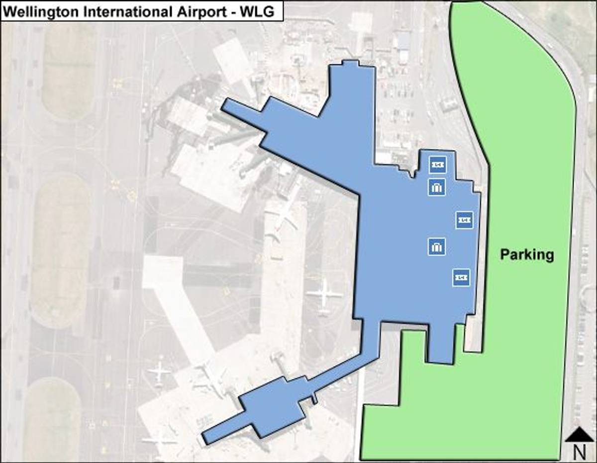 Wellington Airport Map WLG Terminal Guide