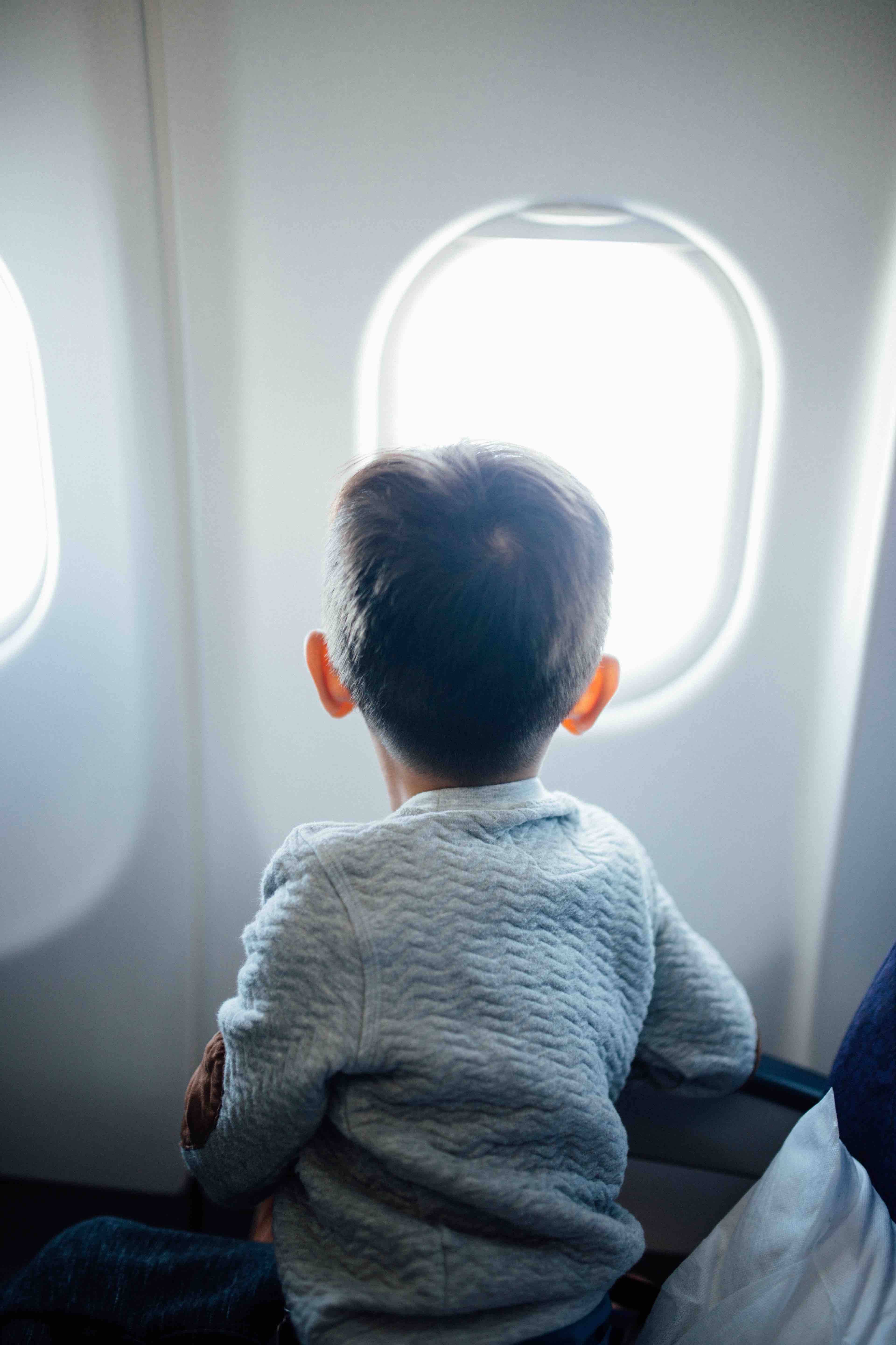 flying with a young child