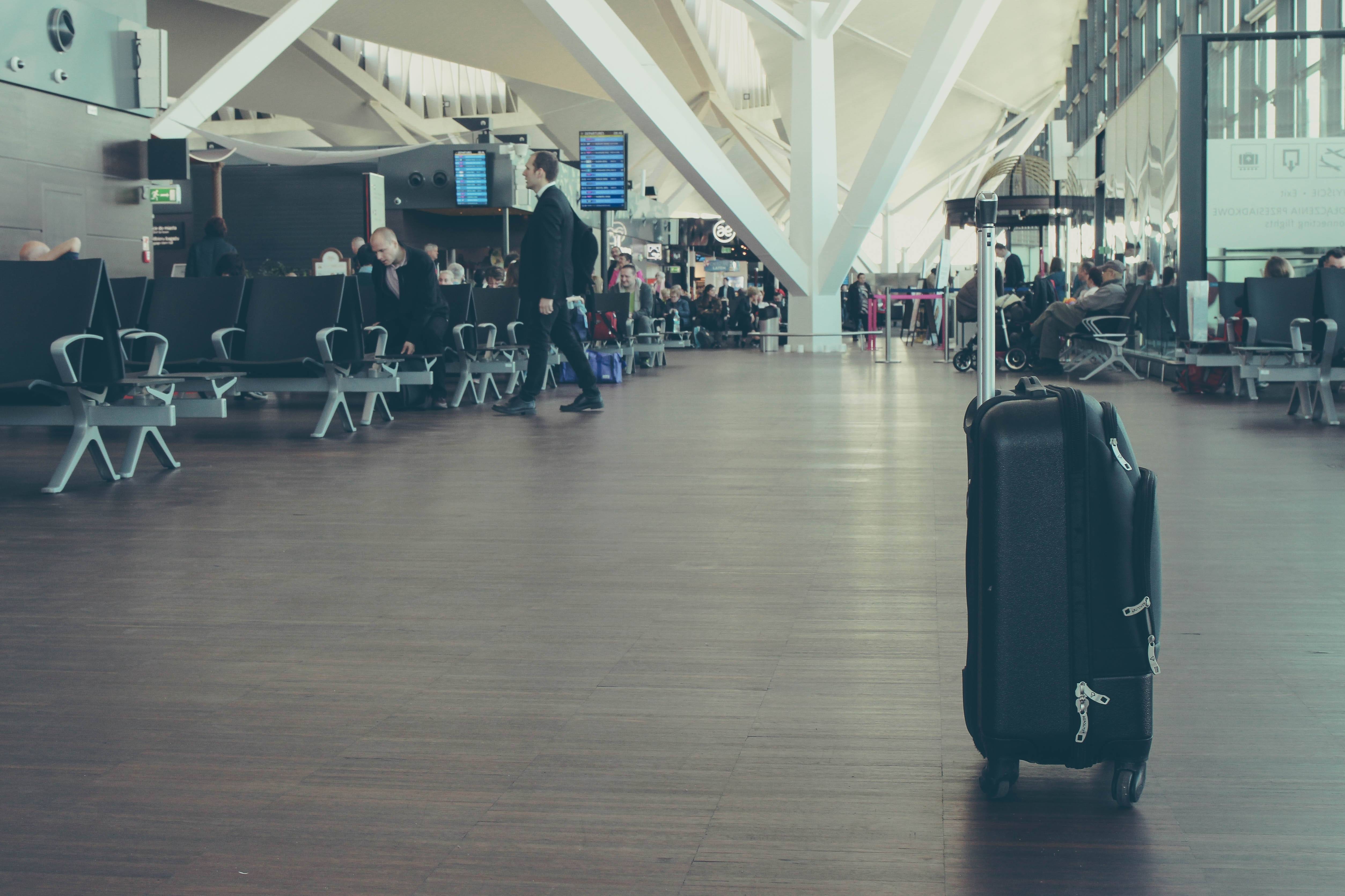 Baggage in terminal