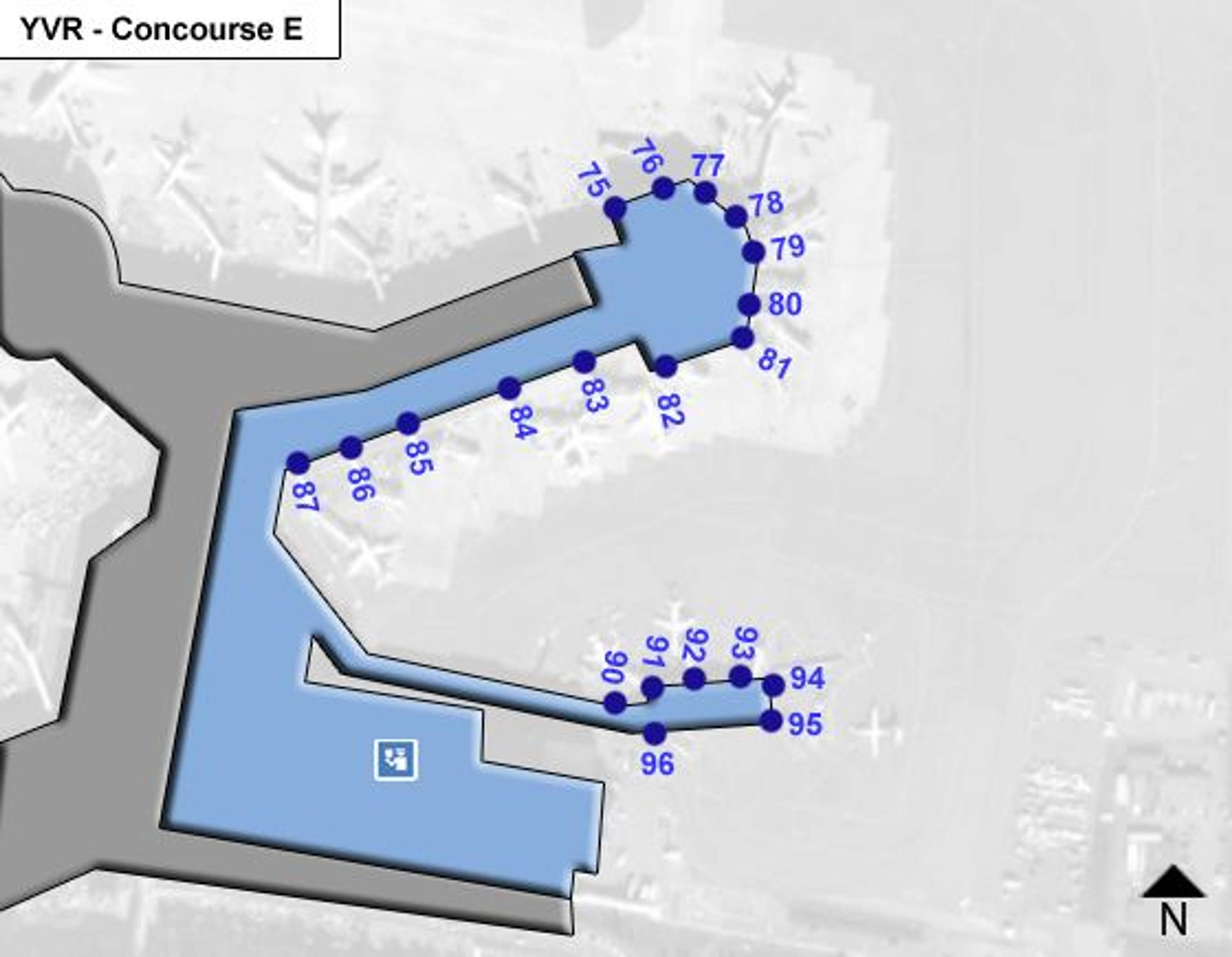 Richmond Airport Concourse E Map