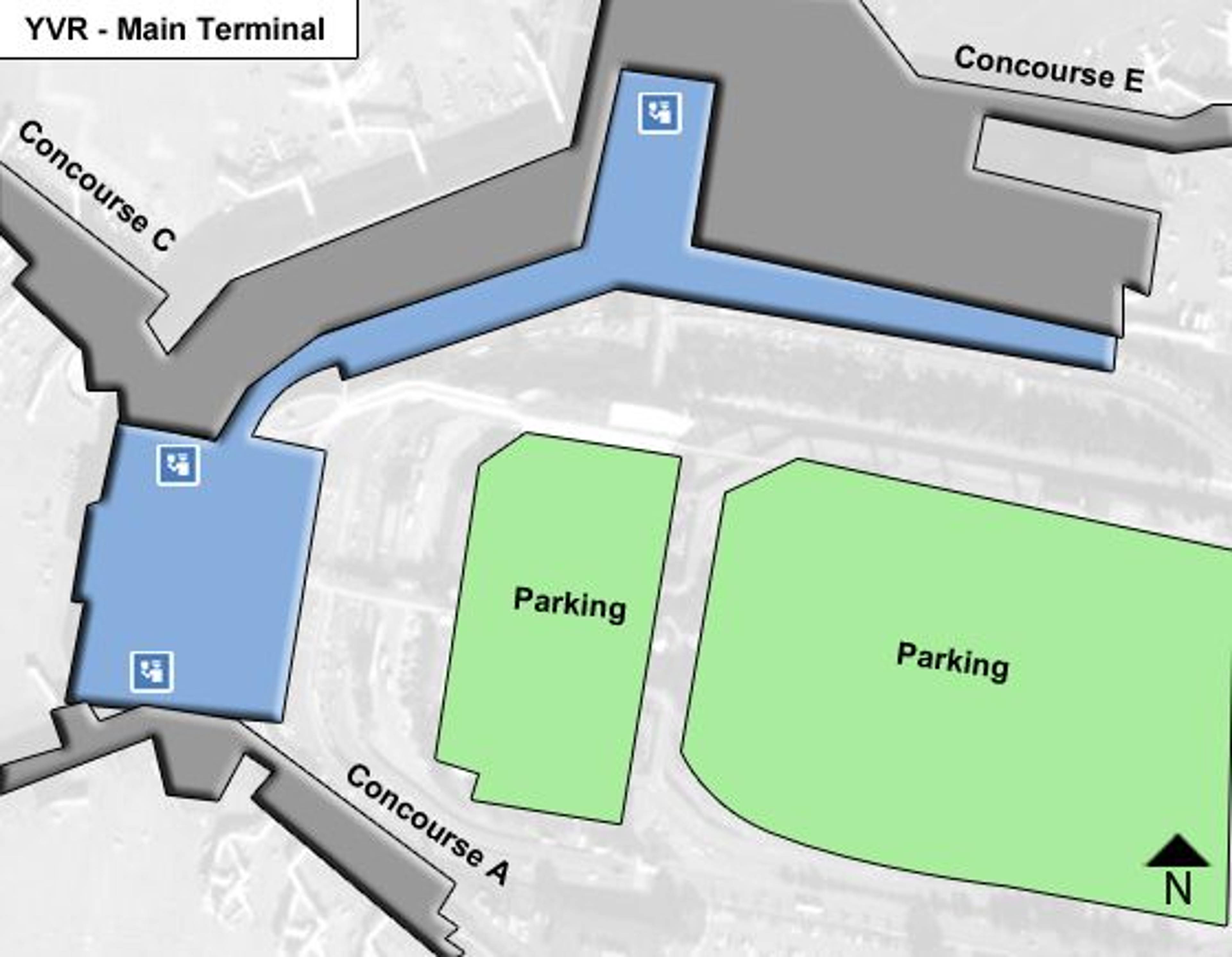 Richmond Airport Main Terminal Map