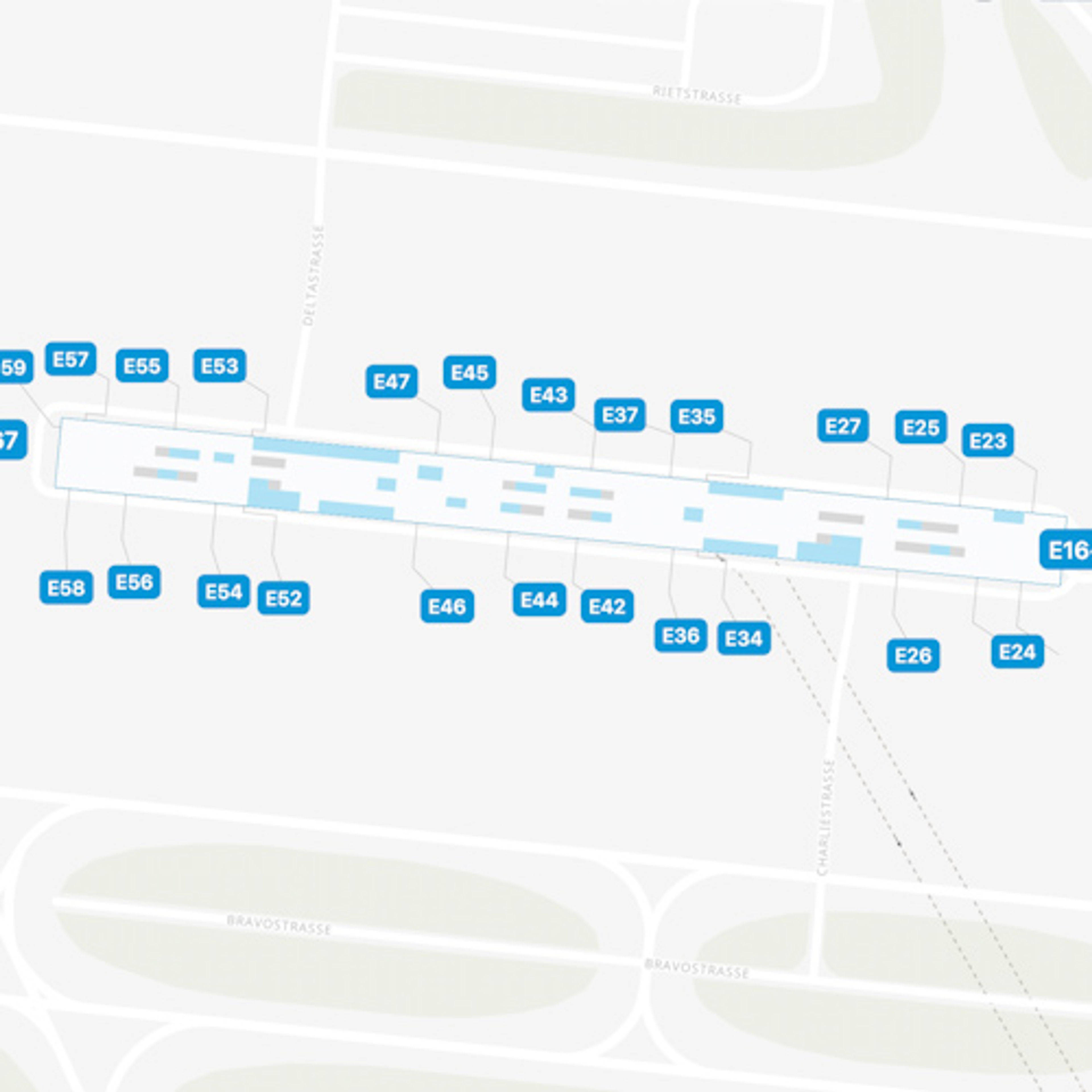 Zurich Airport Map ZRH Terminal Guide