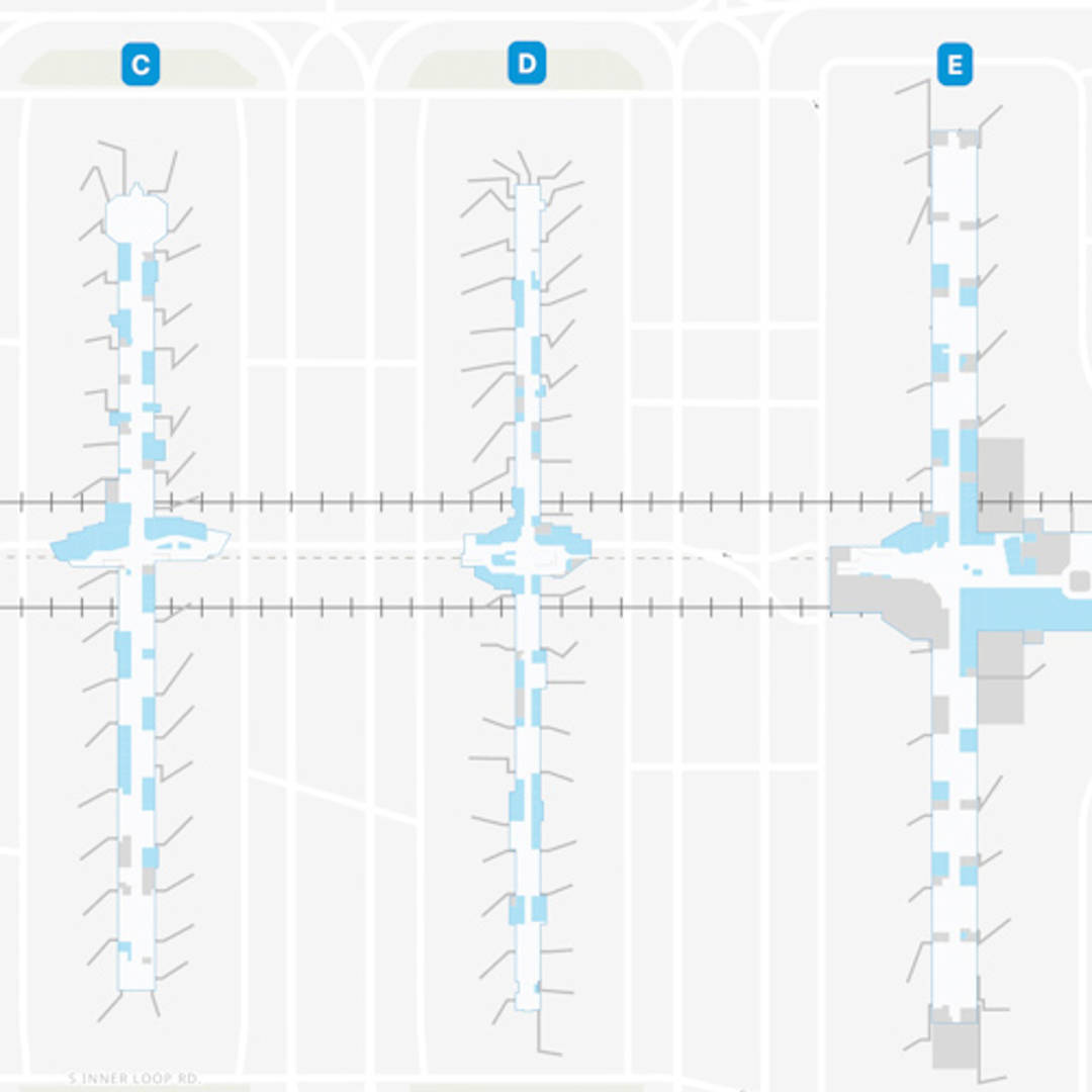 Atlanta Airport Concourse D Map & Guide