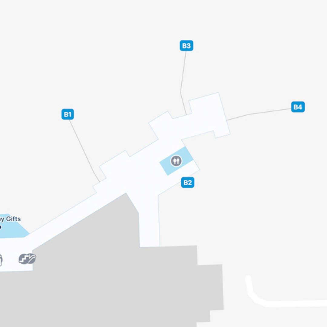 Billings Logan Airport Map BIL Terminal Guide   Billings Logan BIL Concourse B 