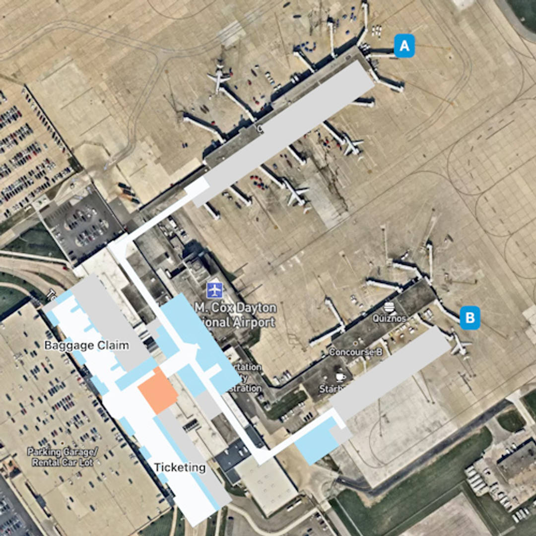 Dayton Airport Map: Guide to DAY's Terminals