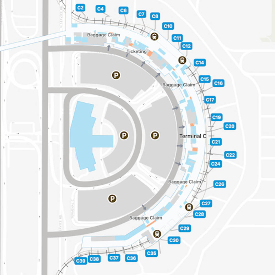 Dallas Fort Worth Airport Terminal C Map & Guide