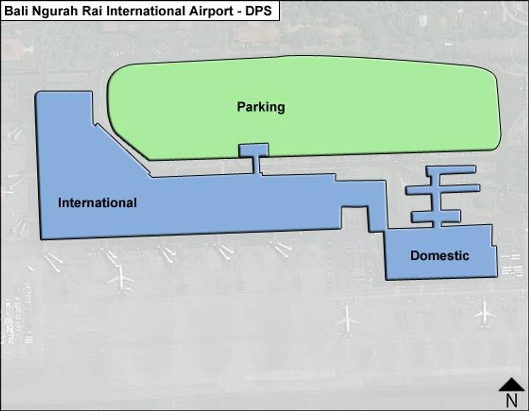 Bali Ngurah Rai Airport Map Guide To DPS s Terminals