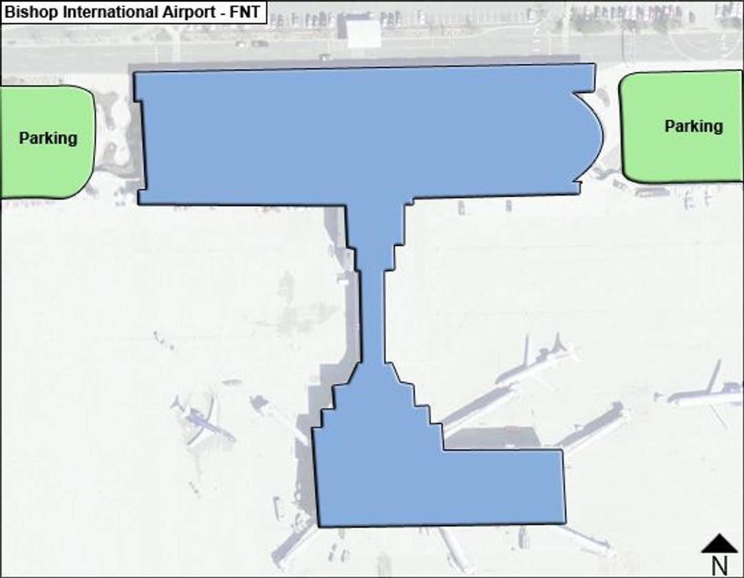 Airport Map Guide to FNT's Terminals