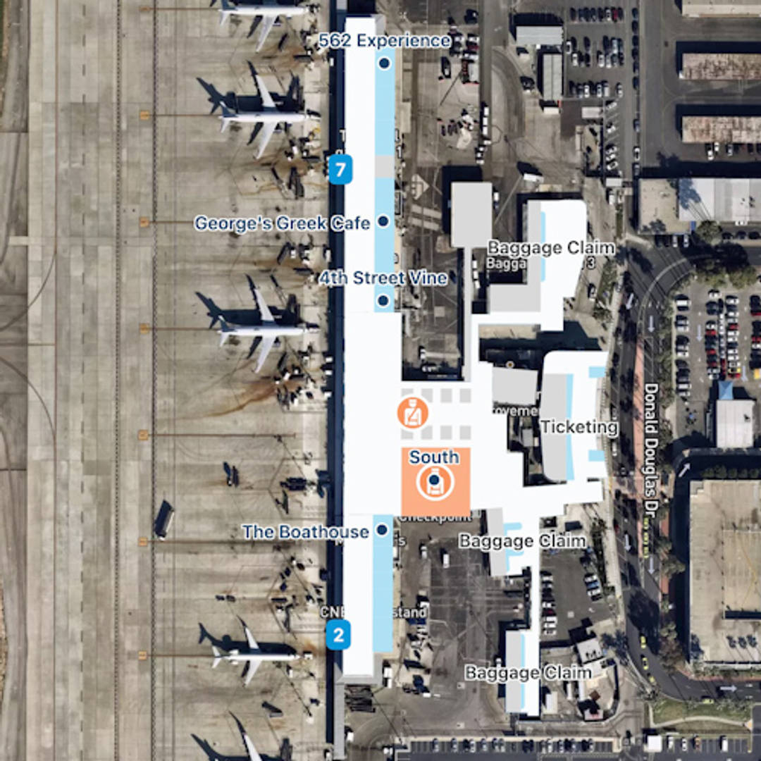 Long Beach Airport Map Guide To Lgbs Terminals