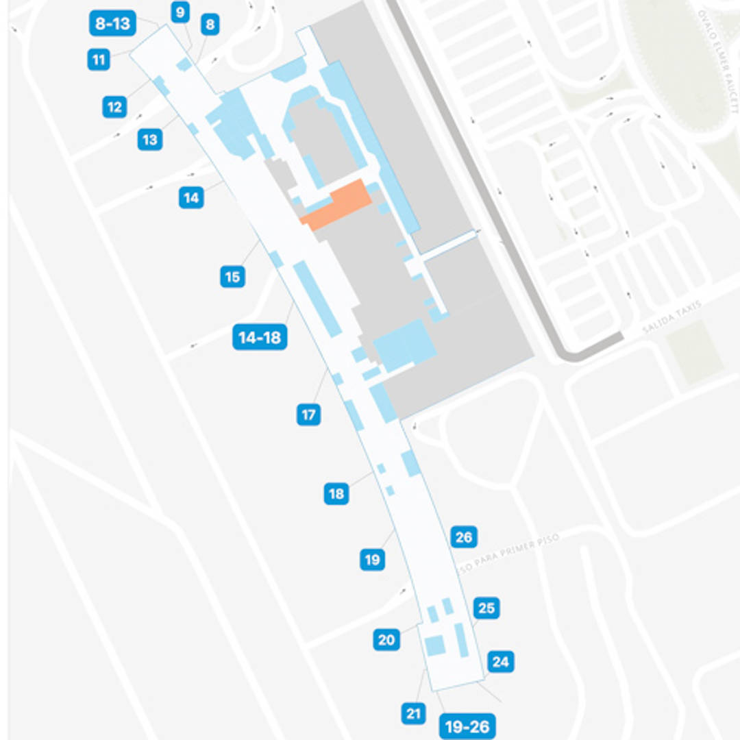 Lima Airport Map Guide To LIM S Terminals   Lima Jorge Chavez LIM International 