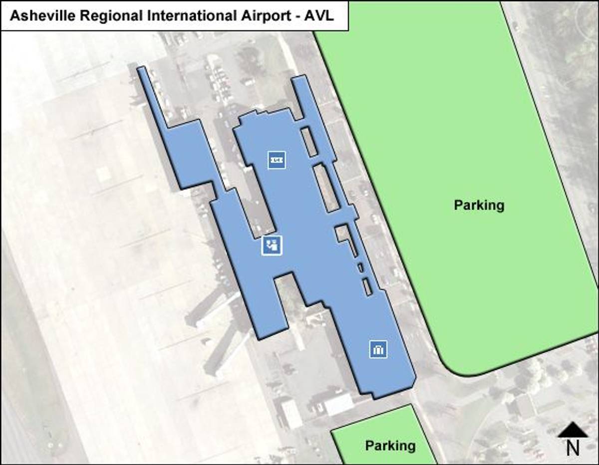 Asheville Airport Map: Guide to AVL's Terminals