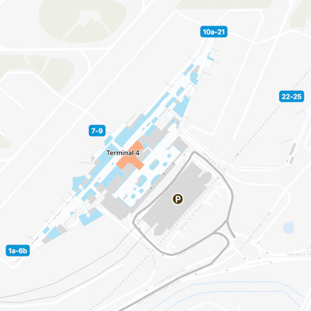 London Heathrow Airport Terminal 4 Map And Guide