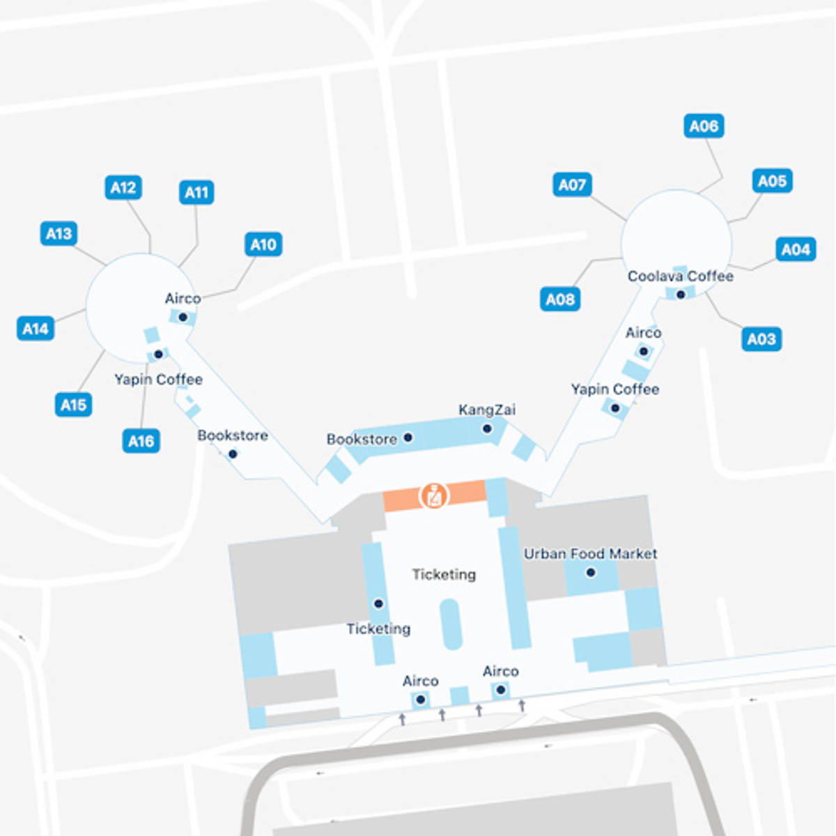 Beijing Capital Airport Map Guide To Pek S Terminals Ifly