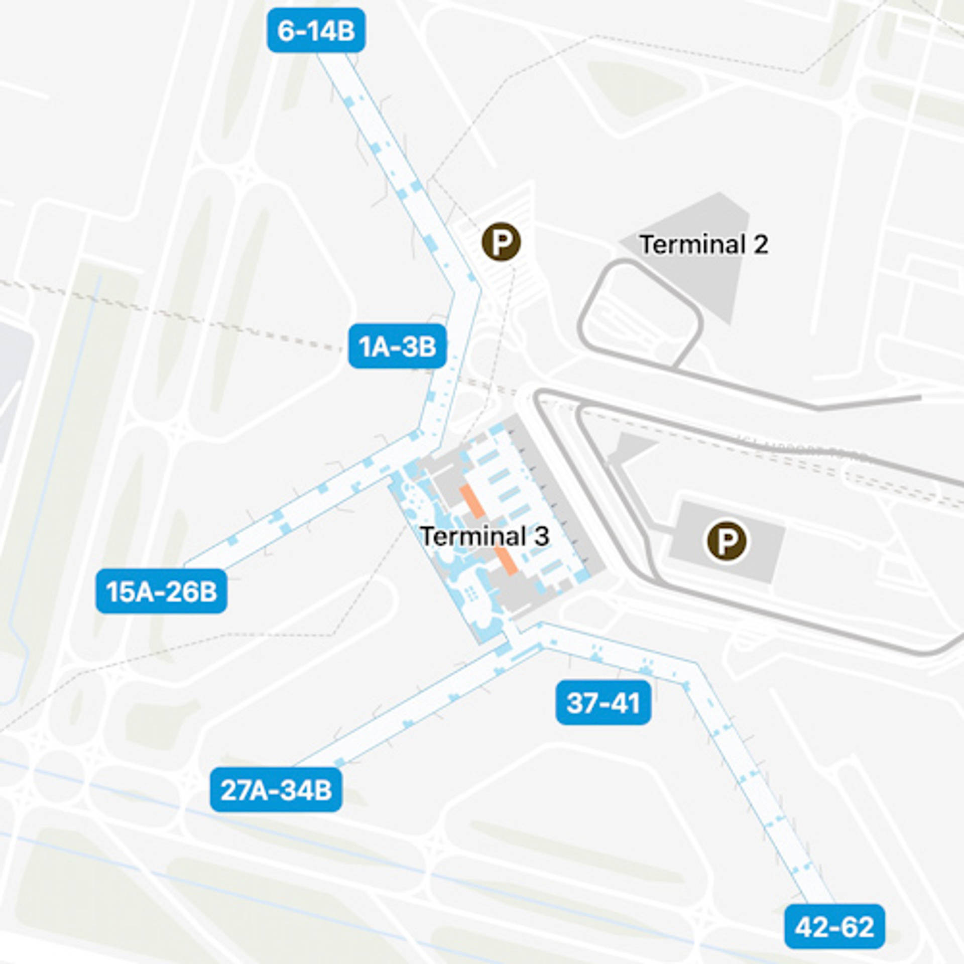 New Delhi Airport Map Guide to DEL
