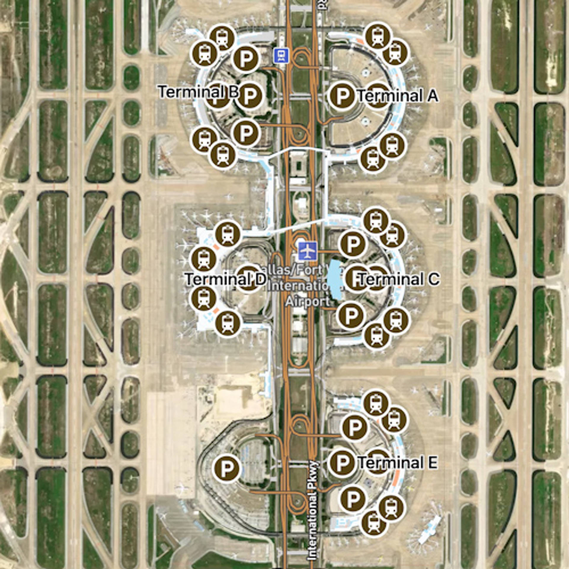 Dallas Fort Worth Airport Map: Guide To DFW's Terminals