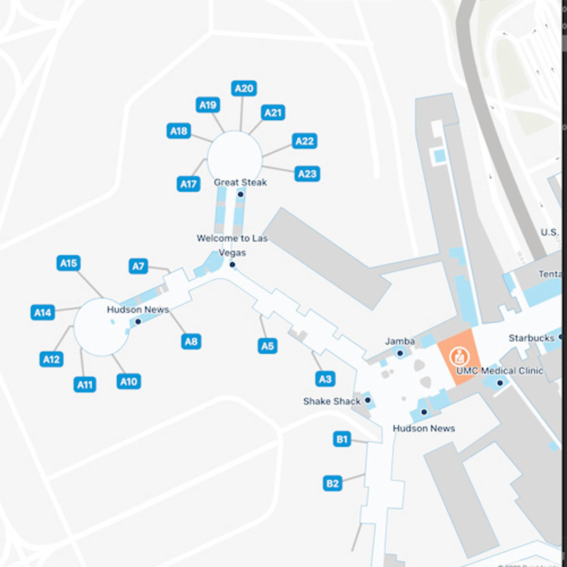 Las Vegas Airport Map: Guide to LAS's Terminals