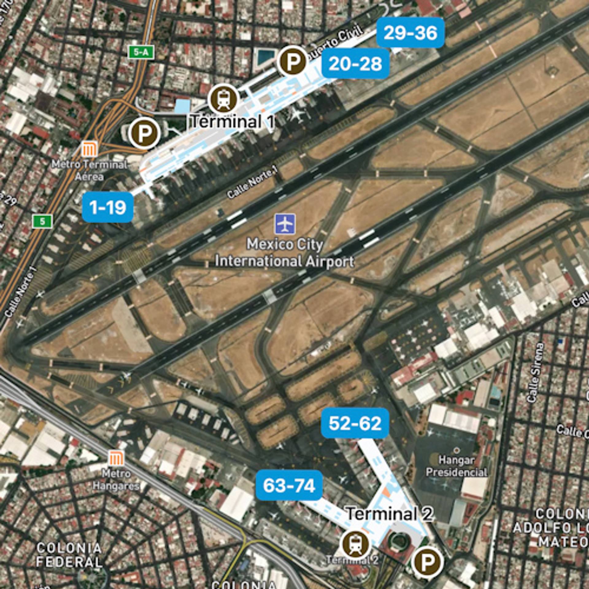 Mexico City Airport Map: Guide to MEX's Terminals