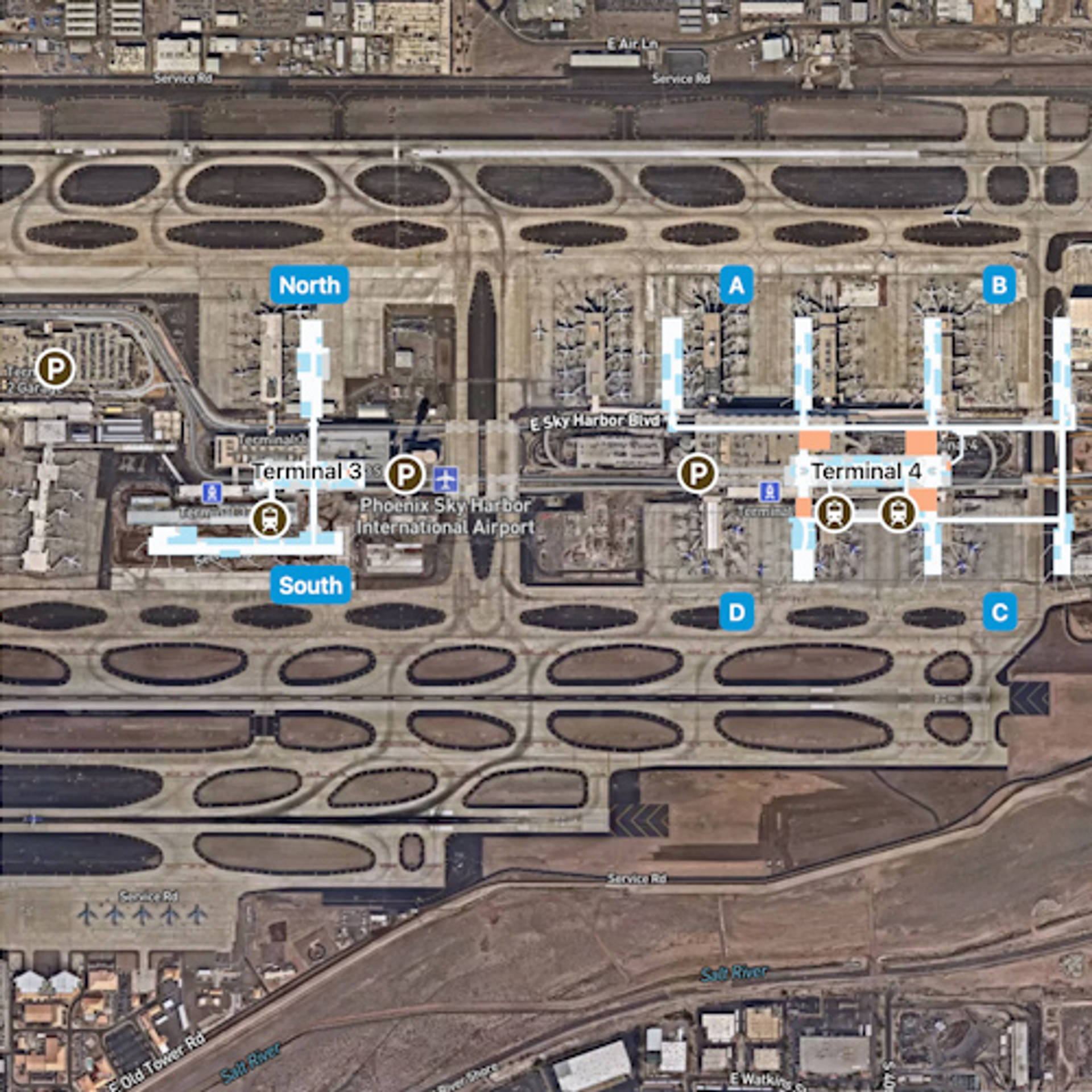 Phoenix Airport Map: Guide to PHX's Terminals