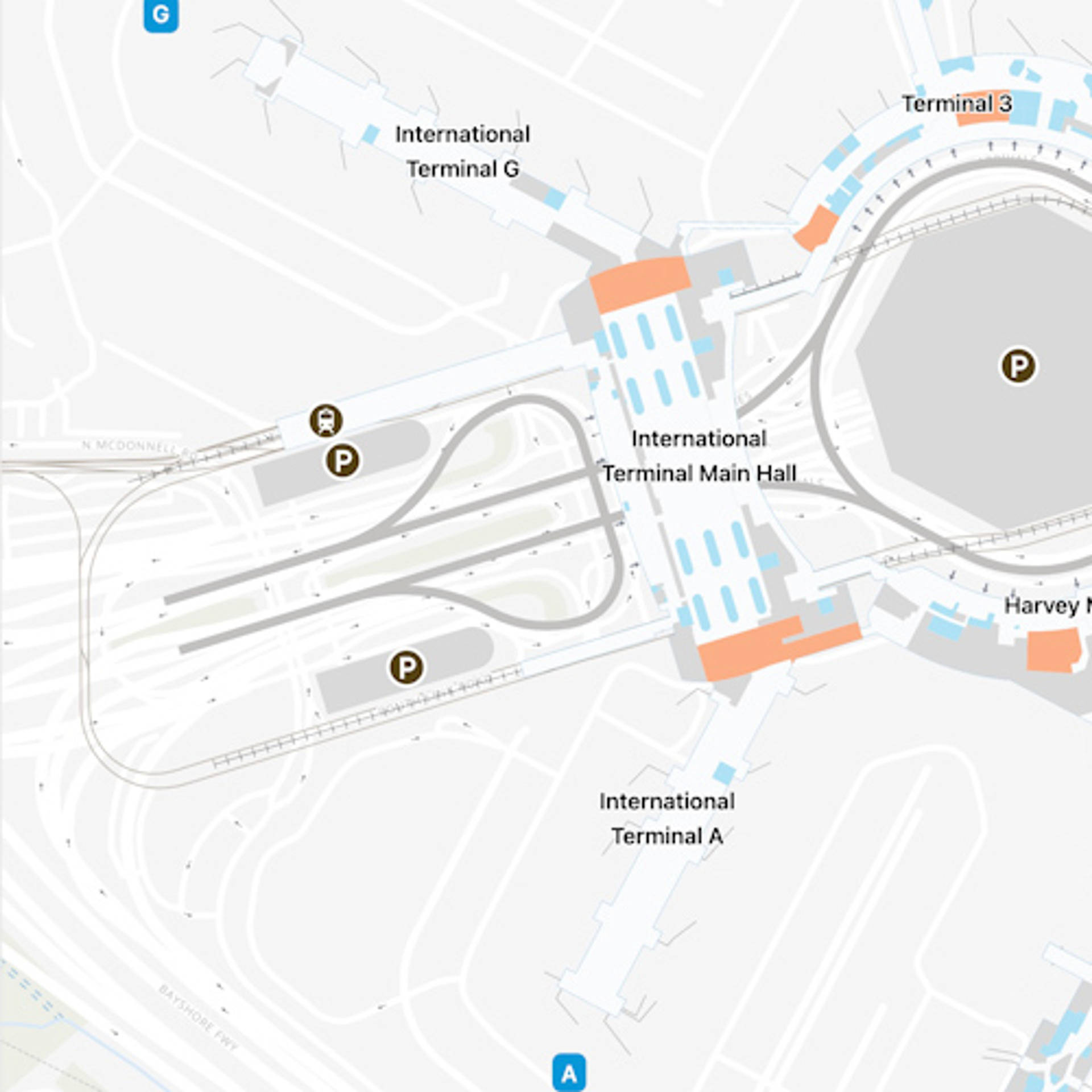 San Francisco Airport Map | SFO Terminal Guide