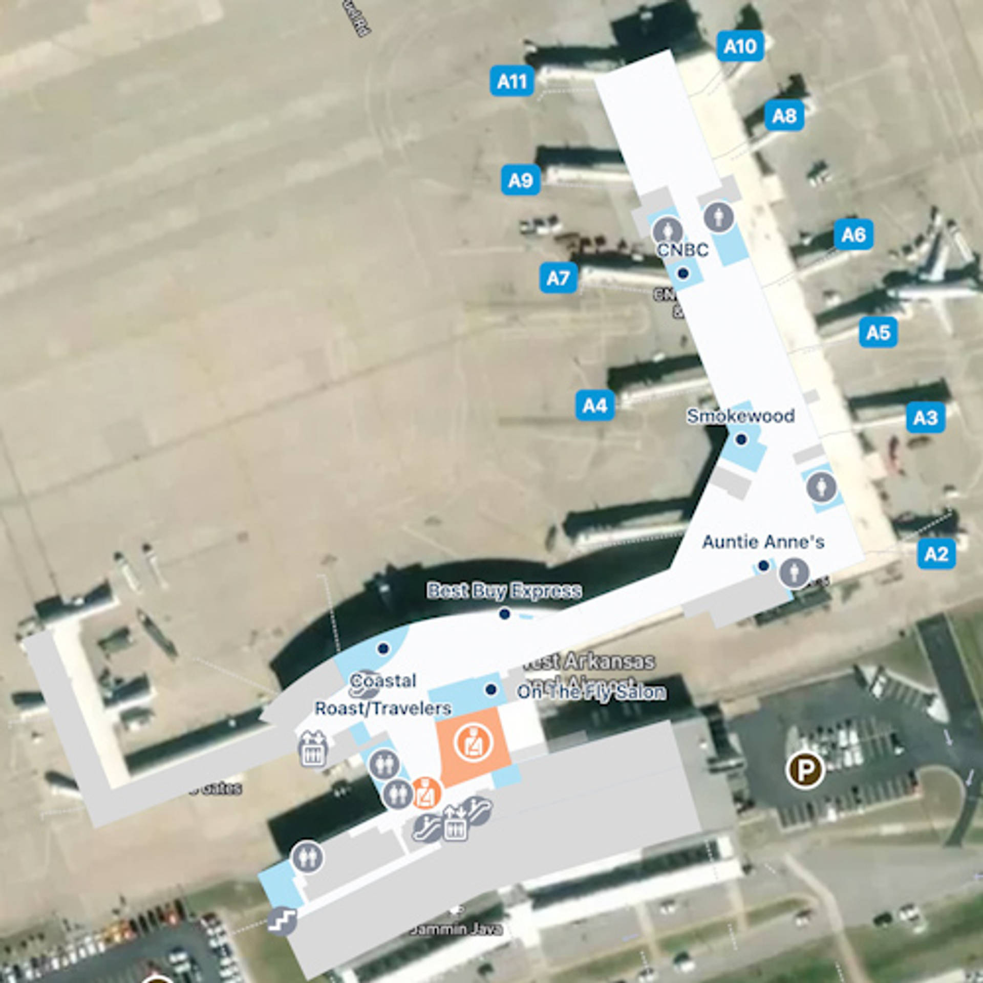 NW Arkansas Airport Map Guide to XNA's Terminals