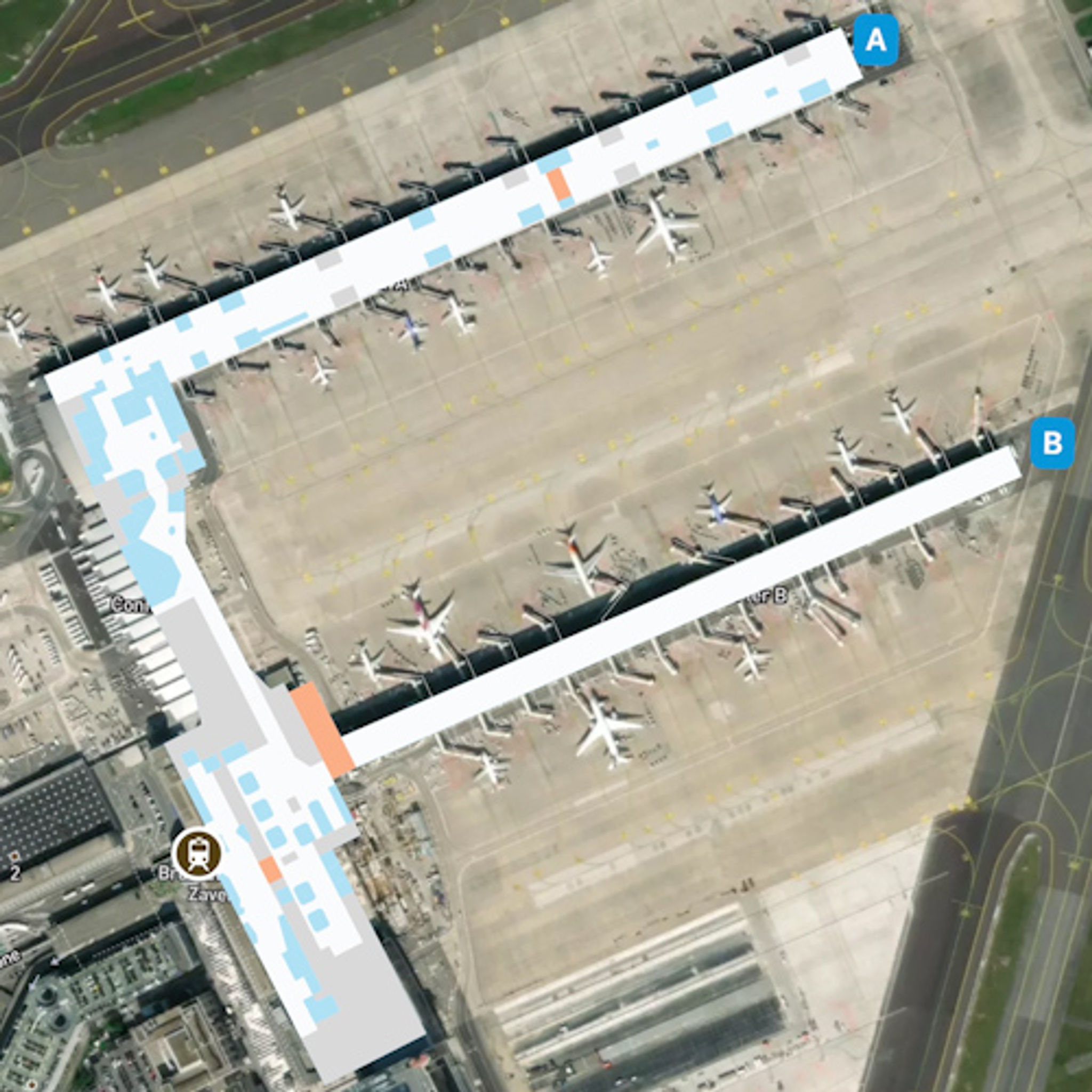 Brussels Concourse A Map