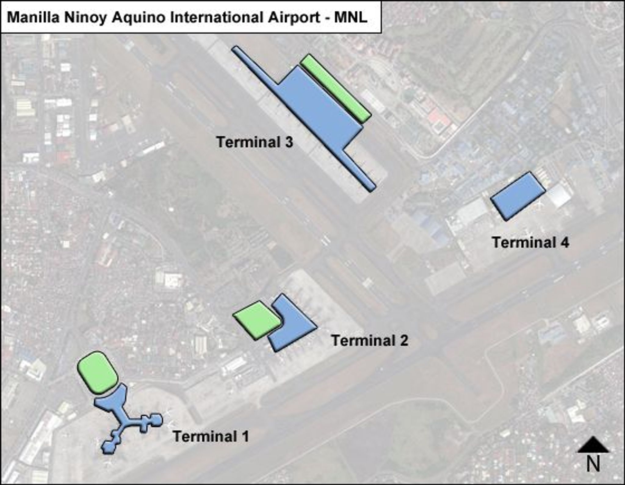 Terminal 3 Map at Ninoy Aquino International Airport Airport