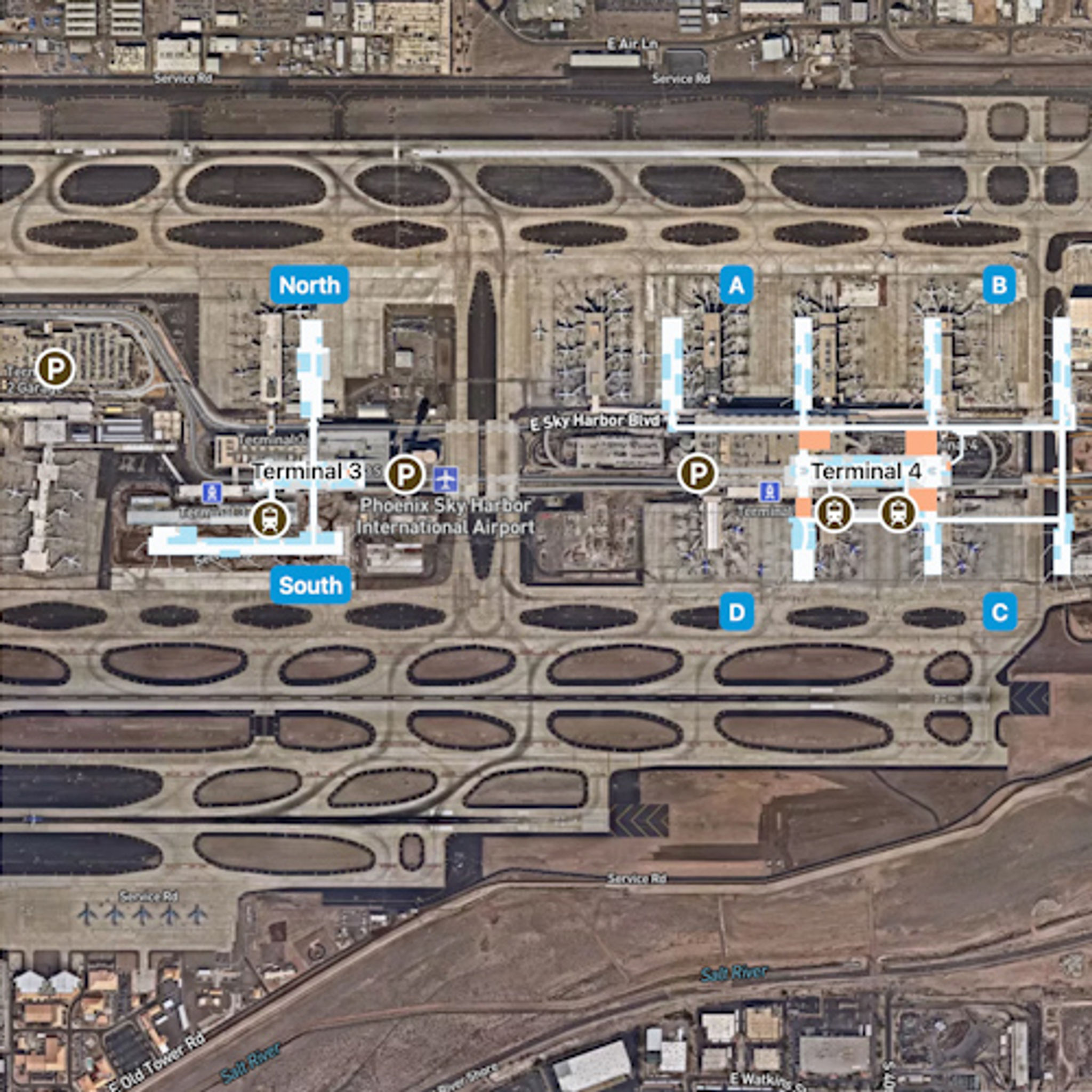 Phoenix Sky Harbor Concourse C Map
