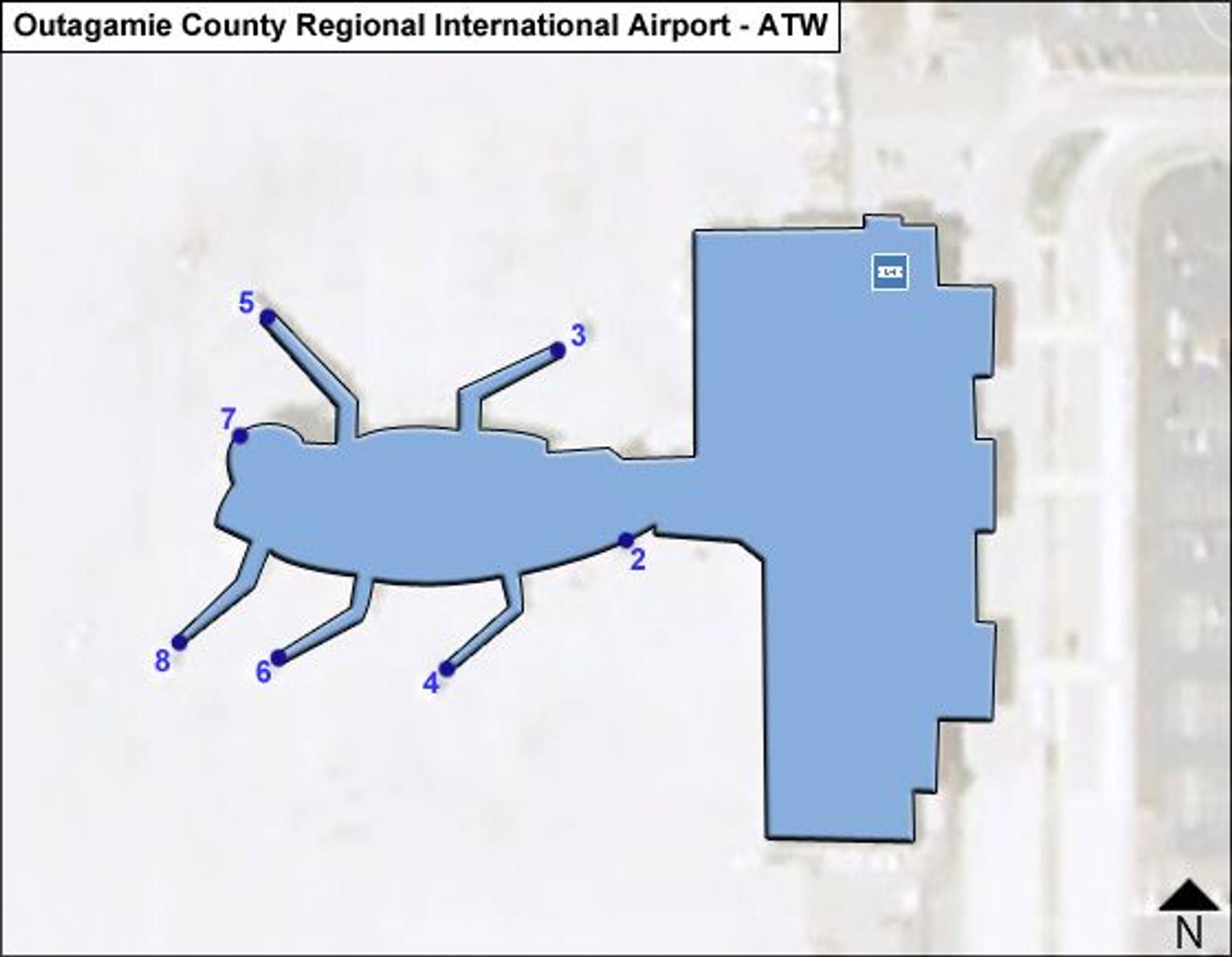 Appleton Airport Map: Guide to ATW's Terminals