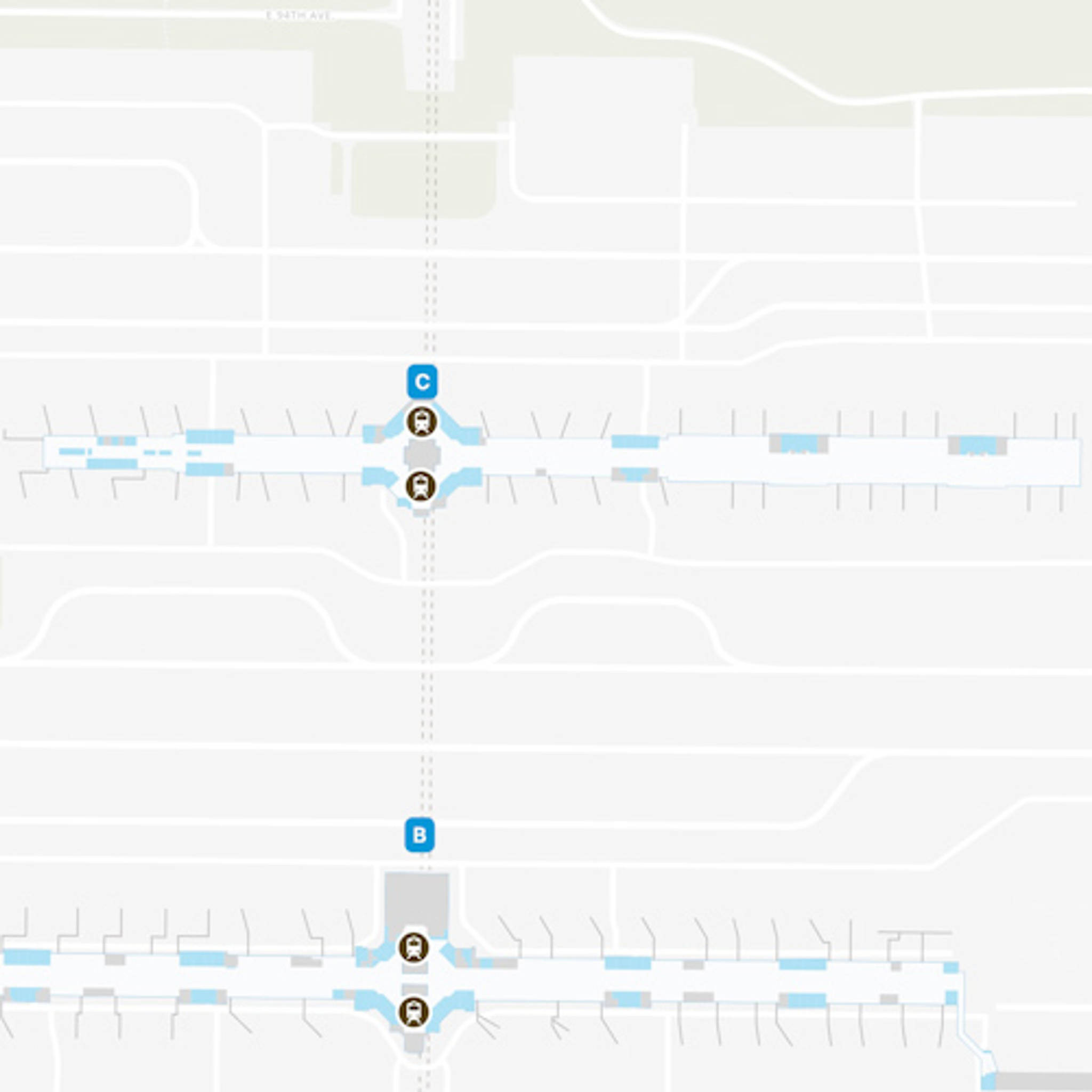 Denver Airport DEN Concourse C Map
