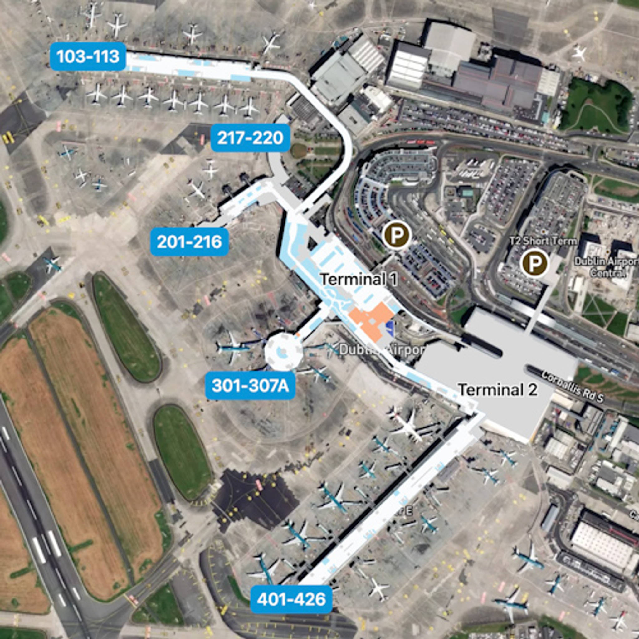 Terminal 2 Dublin Airport Map At Mario Beck Blog