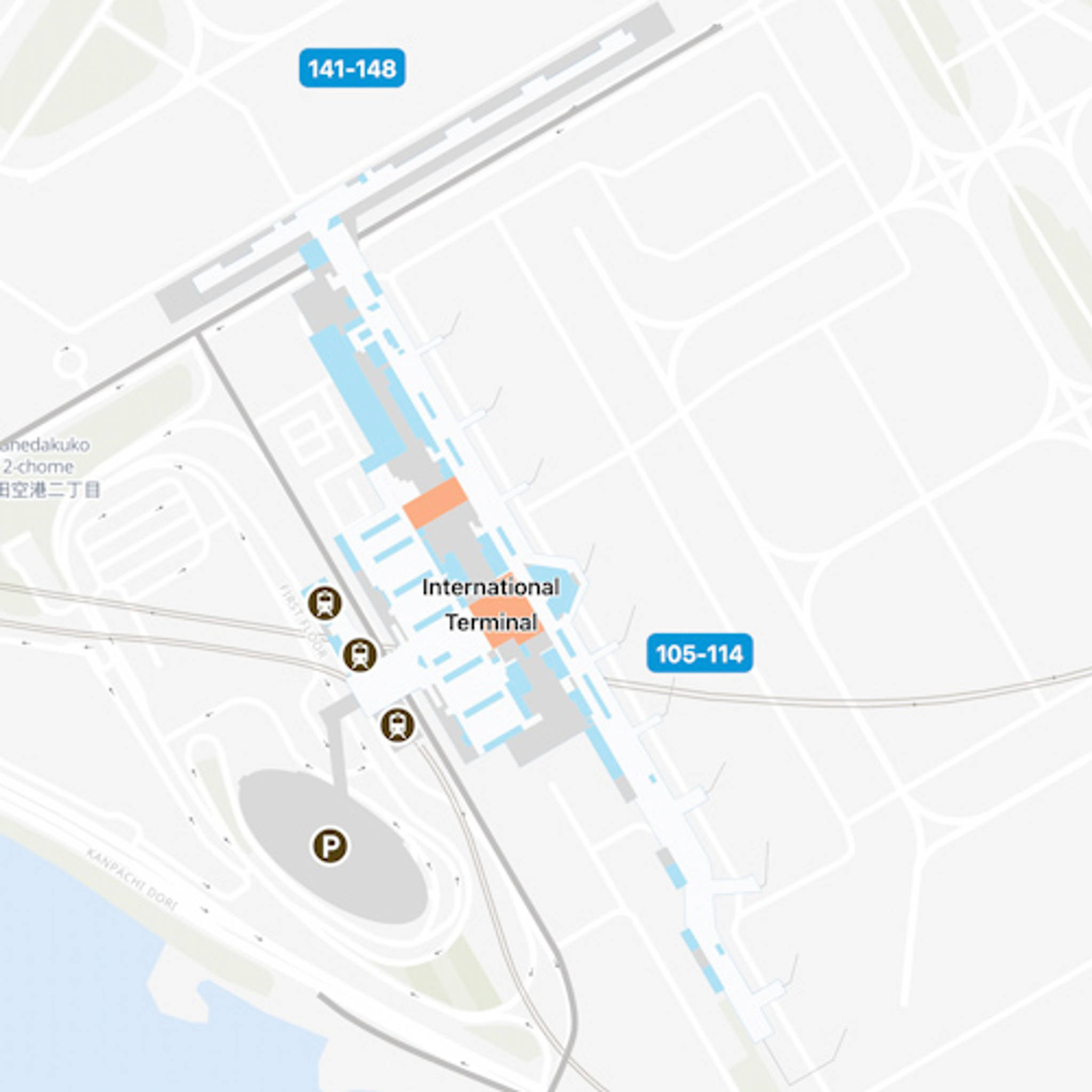 Tokyo Haneda Airport HND Intl Terminal Map