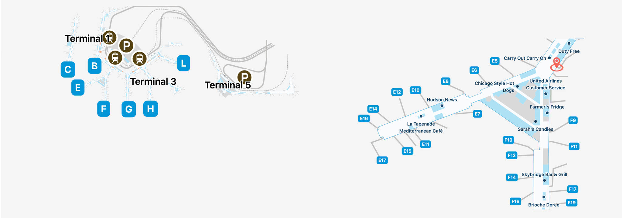 Airport Map Preview